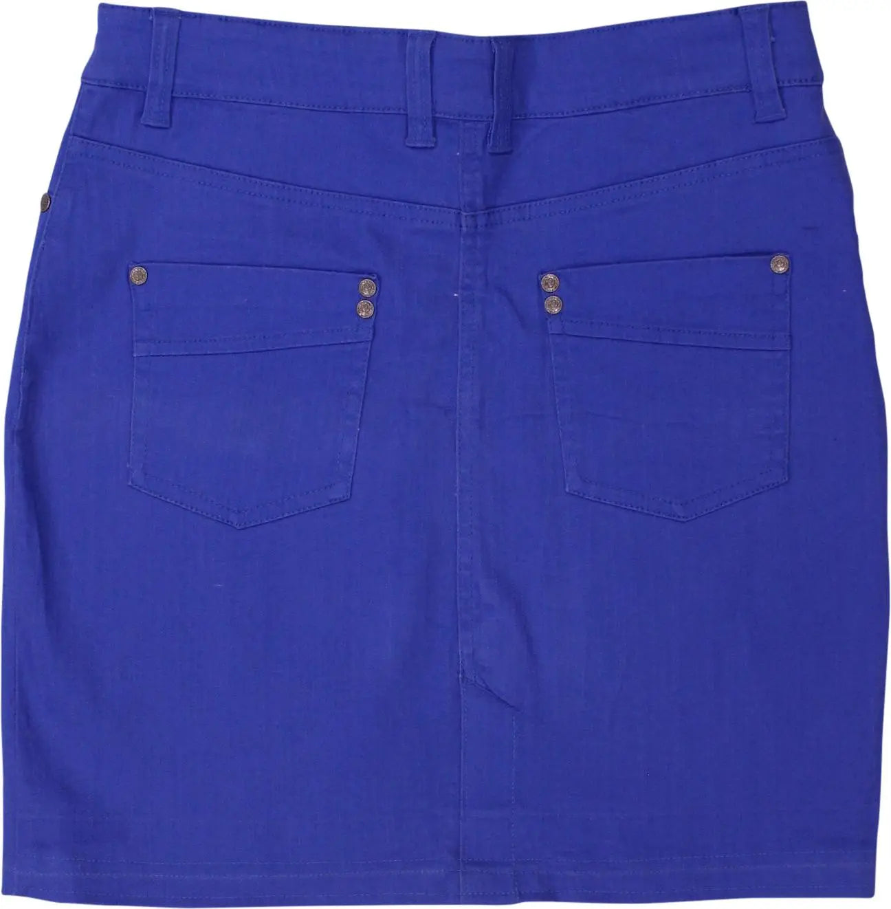 Unknown - Blue Short Skirt- ThriftTale.com - Vintage and second handclothing