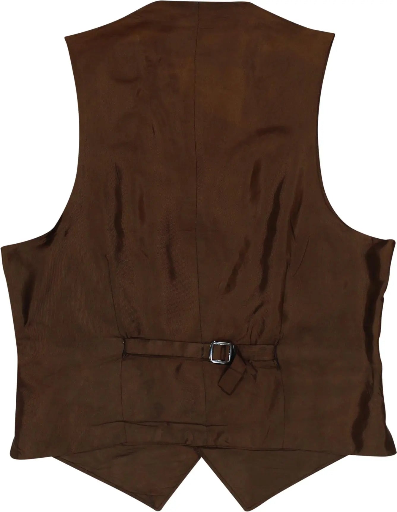 Unknown - Brown Gilet- ThriftTale.com - Vintage and second handclothing