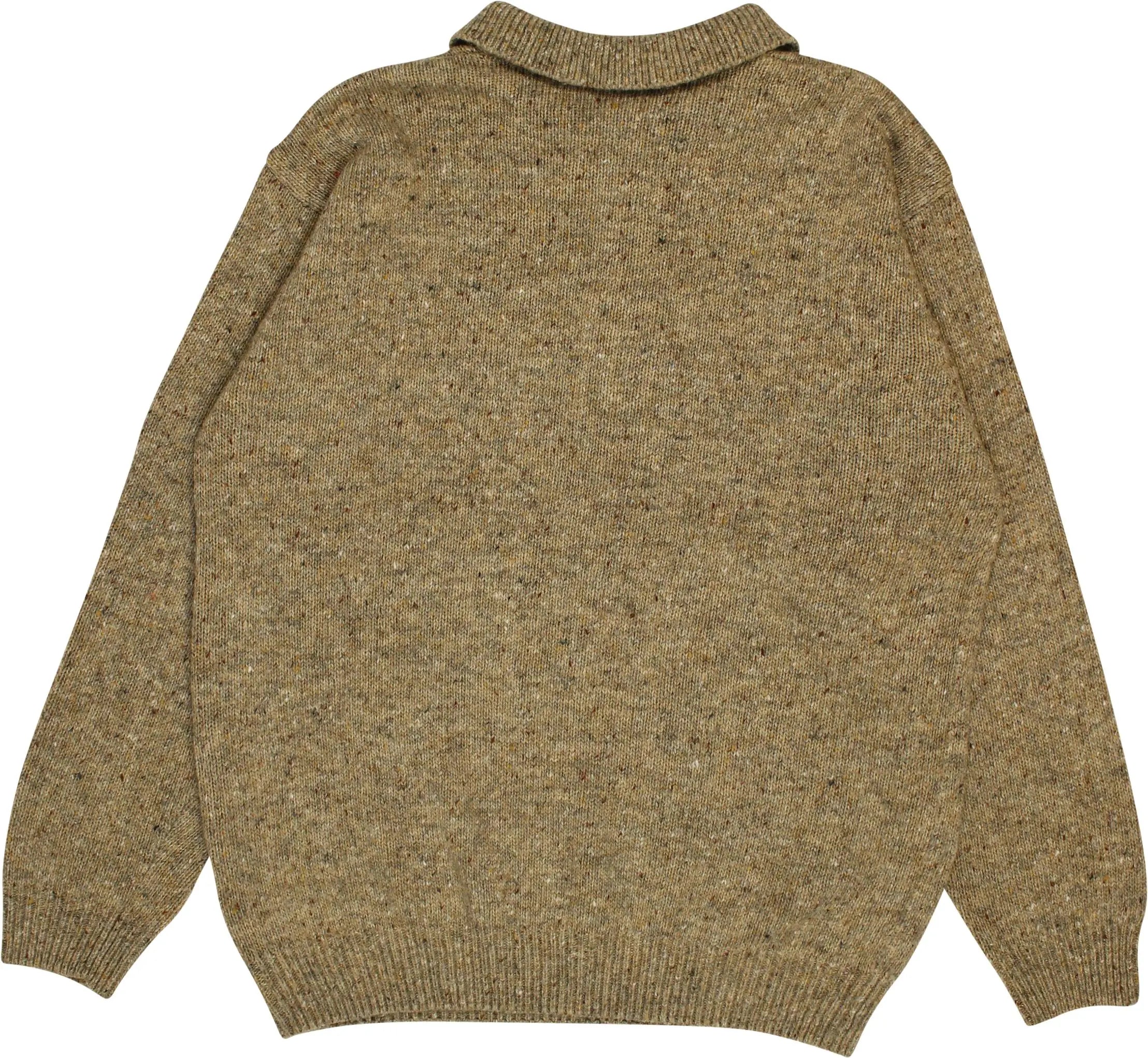 Unknown - Brown Knitted Jumper- ThriftTale.com - Vintage and second handclothing