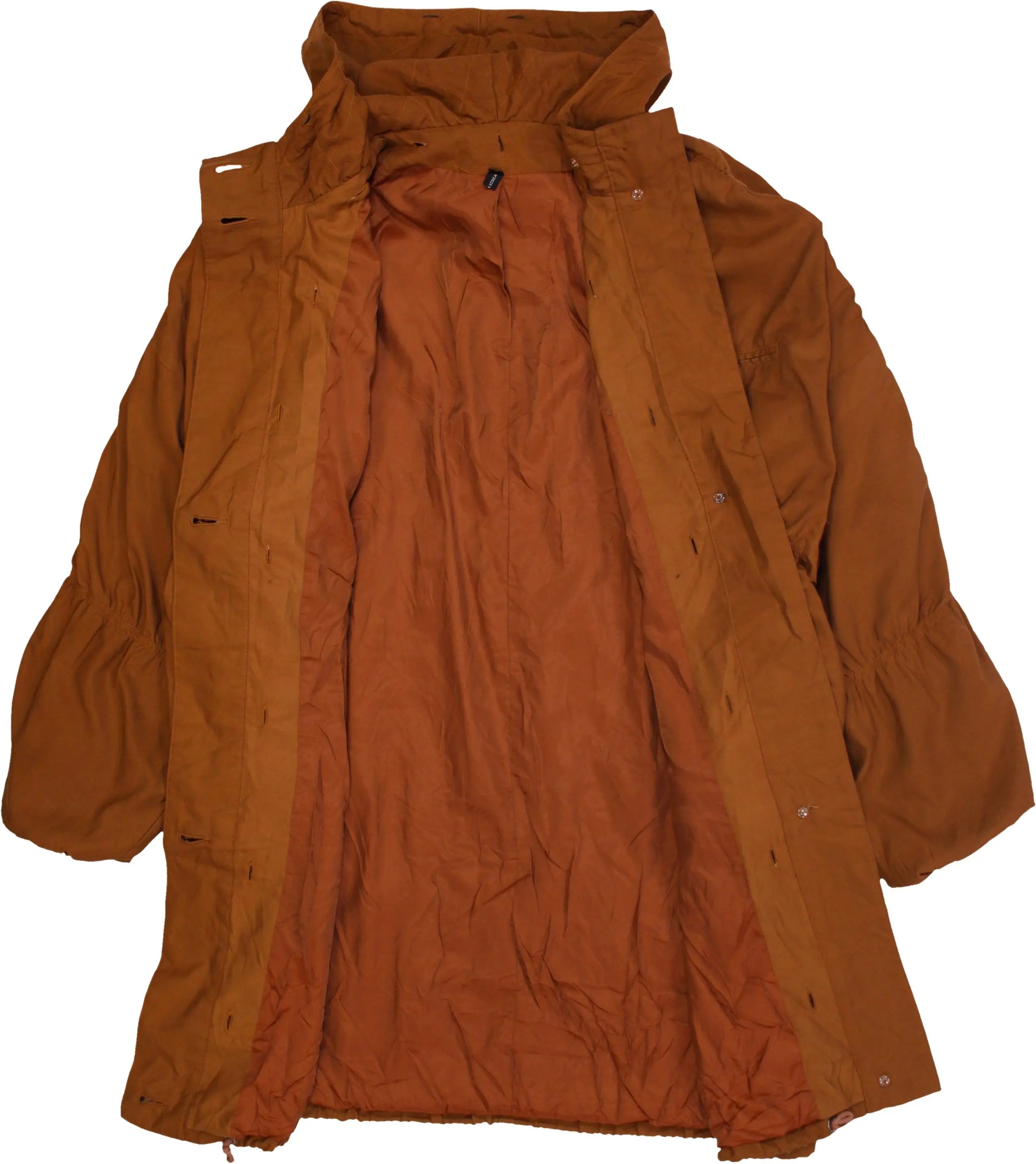 Unknown - Brown Oversized Puffer Parka- ThriftTale.com - Vintage and second handclothing