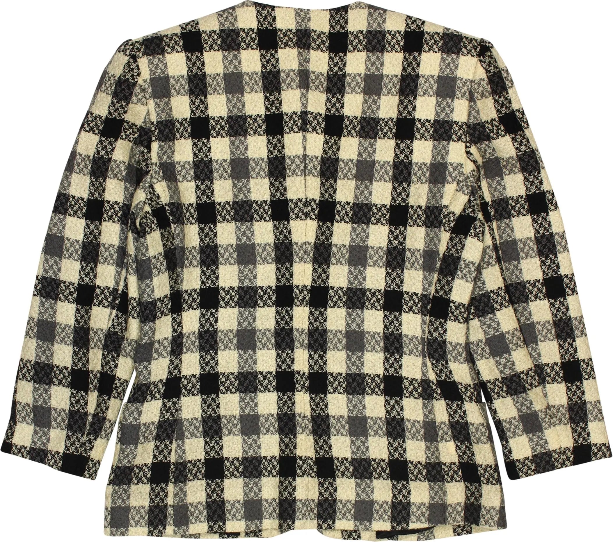 Unknown - Checked Blazer- ThriftTale.com - Vintage and second handclothing