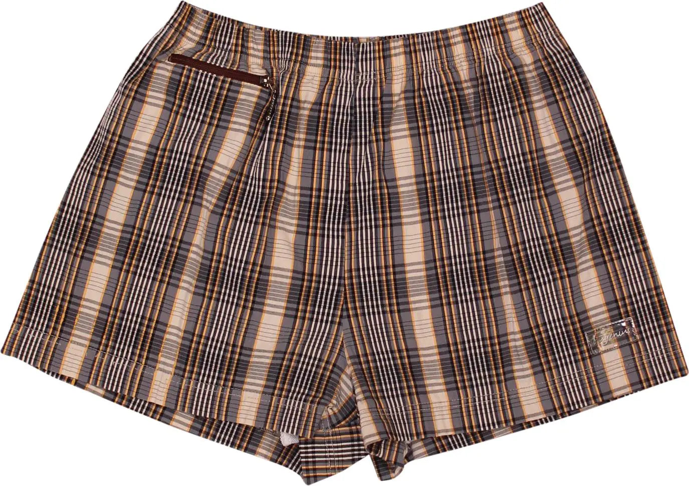 Unknown - Checked Swim Shorts- ThriftTale.com - Vintage and second handclothing