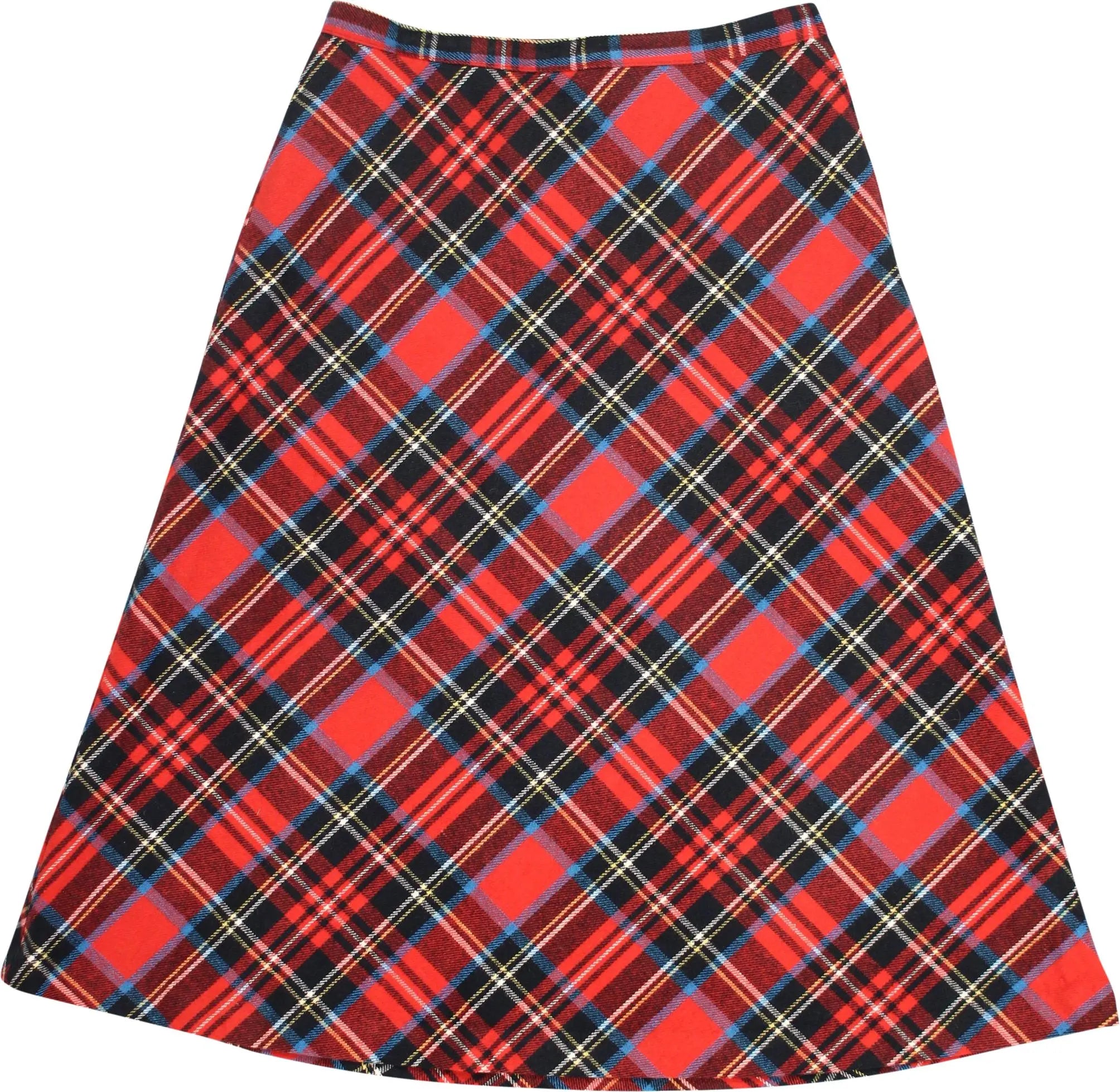 Unknown - Checked Tartan Skirt- ThriftTale.com - Vintage and second handclothing