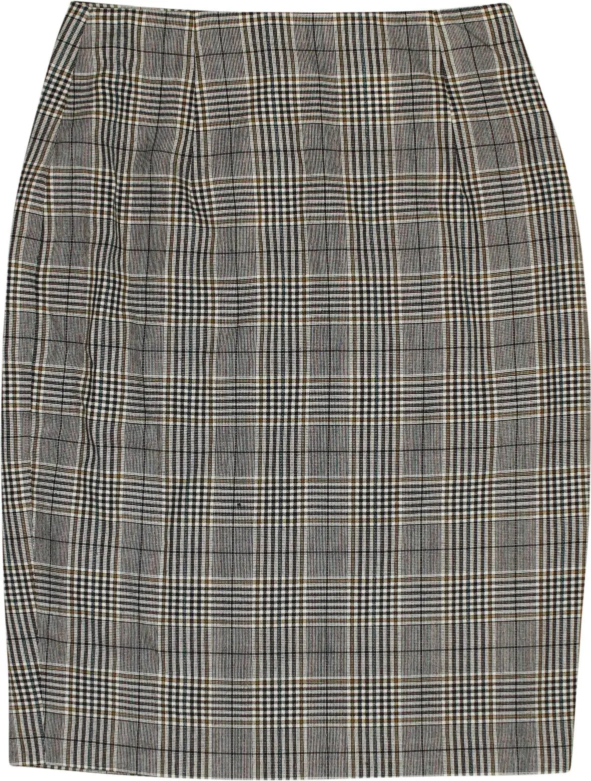 Unknown - Checkered midi skirt- ThriftTale.com - Vintage and second handclothing