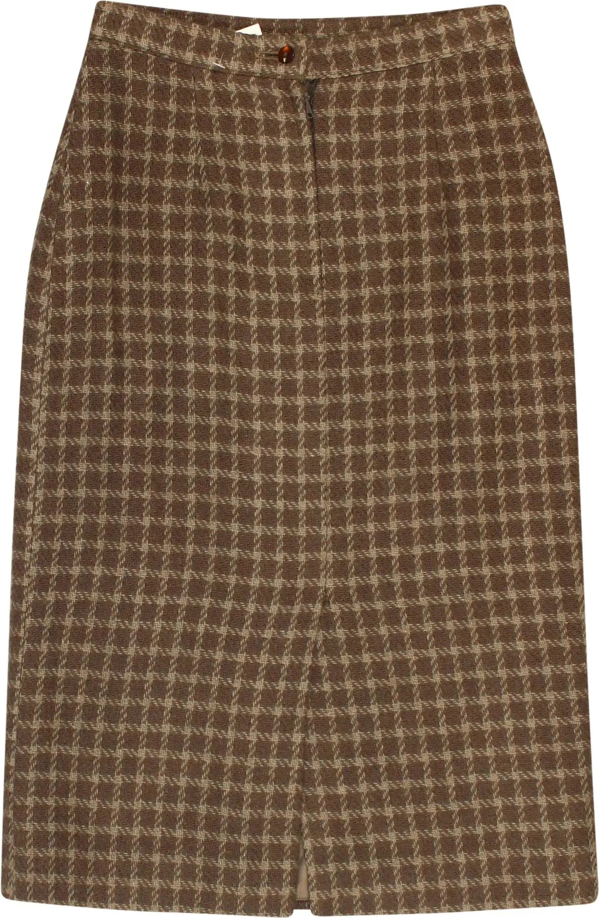 Unknown - Checkered pencil skirt- ThriftTale.com - Vintage and second handclothing