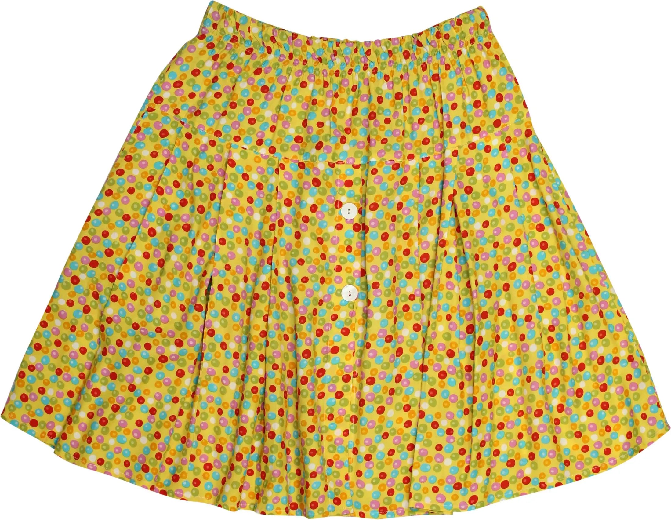 Unknown - Colourful Polkadot Skirt- ThriftTale.com - Vintage and second handclothing