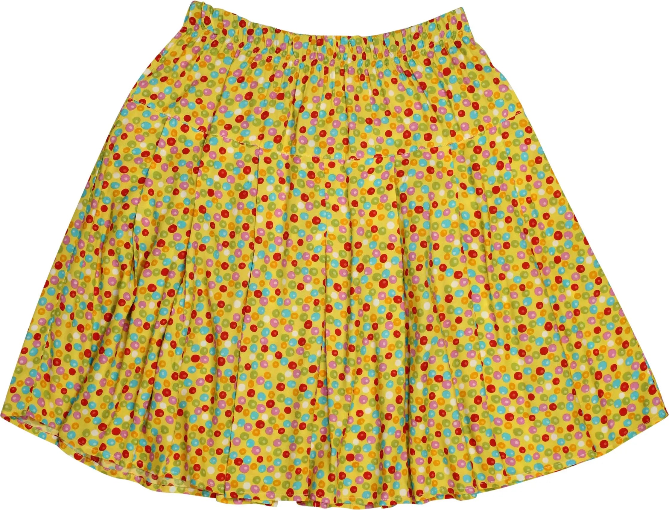 Unknown - Colourful Polkadot Skirt- ThriftTale.com - Vintage and second handclothing