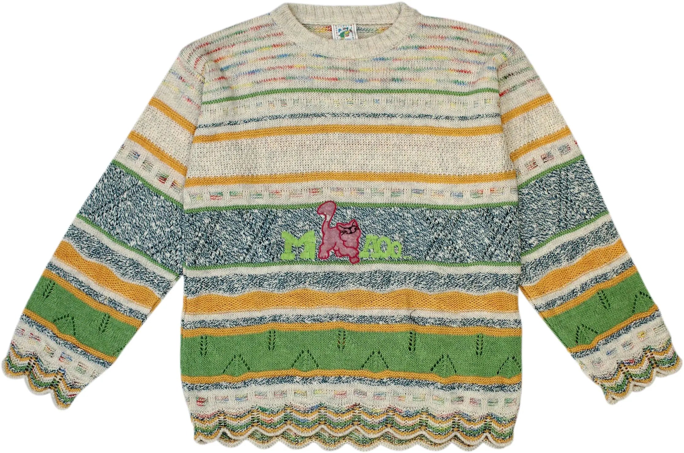 Unknown - Colourful Sweater- ThriftTale.com - Vintage and second handclothing