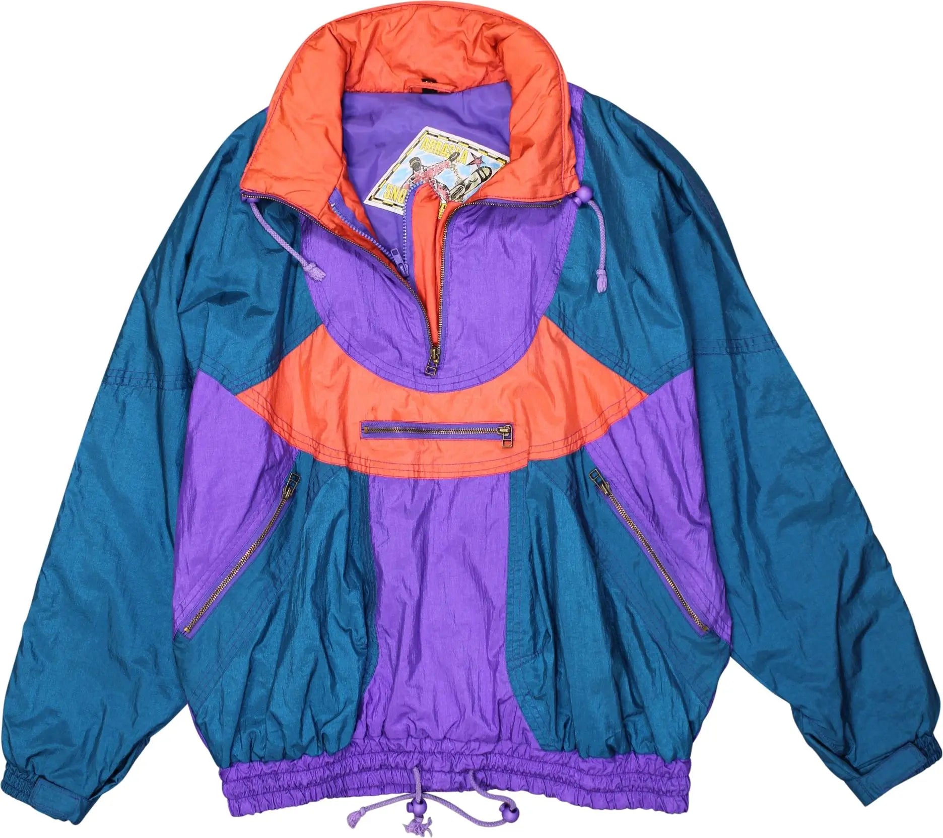Unknown - Colourful Windbreaker- ThriftTale.com - Vintage and second handclothing