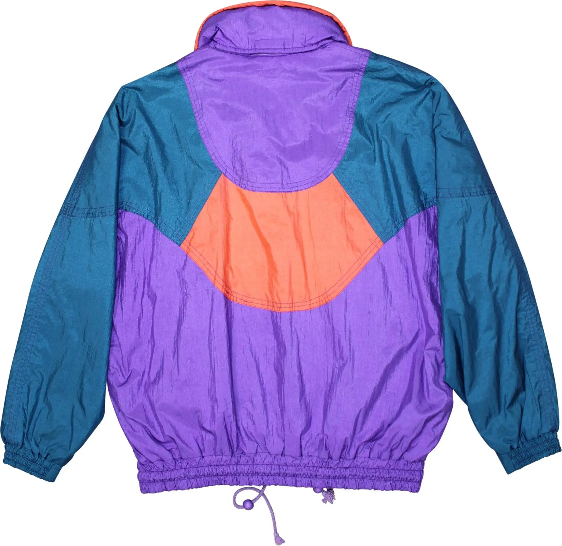 Unknown - Colourful Windbreaker- ThriftTale.com - Vintage and second handclothing
