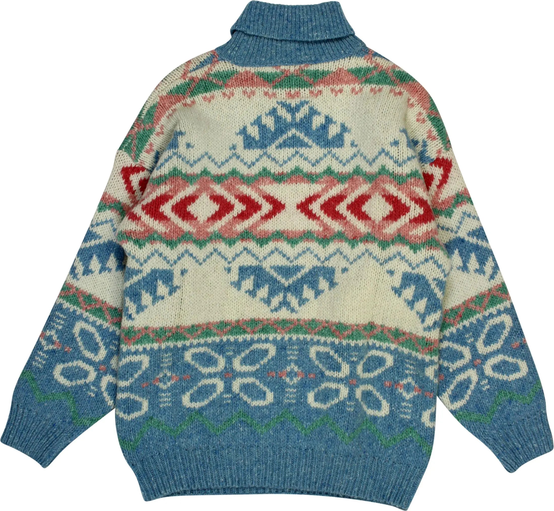 Unknown - Colourful Wool Knitted Jumper- ThriftTale.com - Vintage and second handclothing