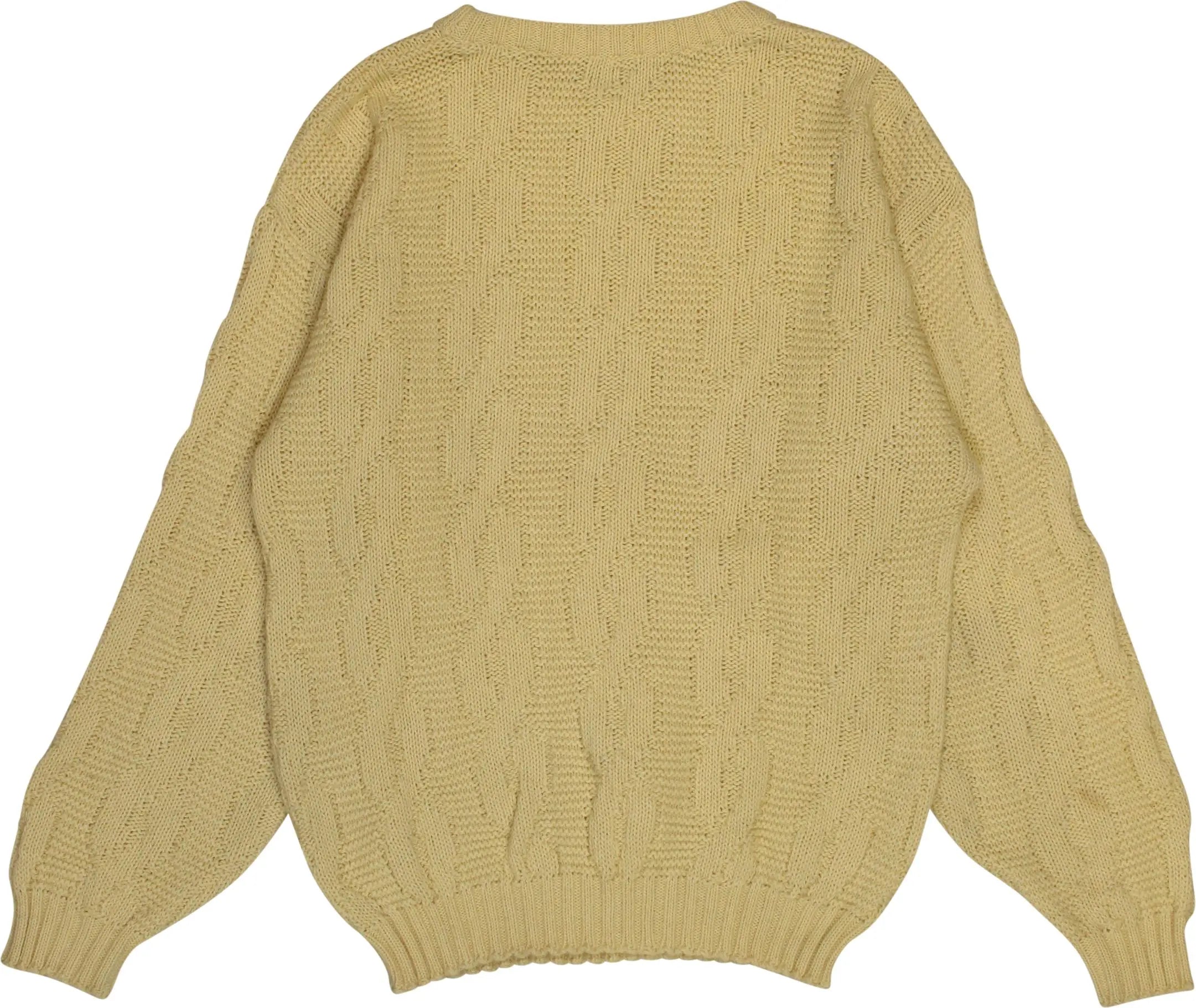 Unknown - Cream Jumper- ThriftTale.com - Vintage and second handclothing