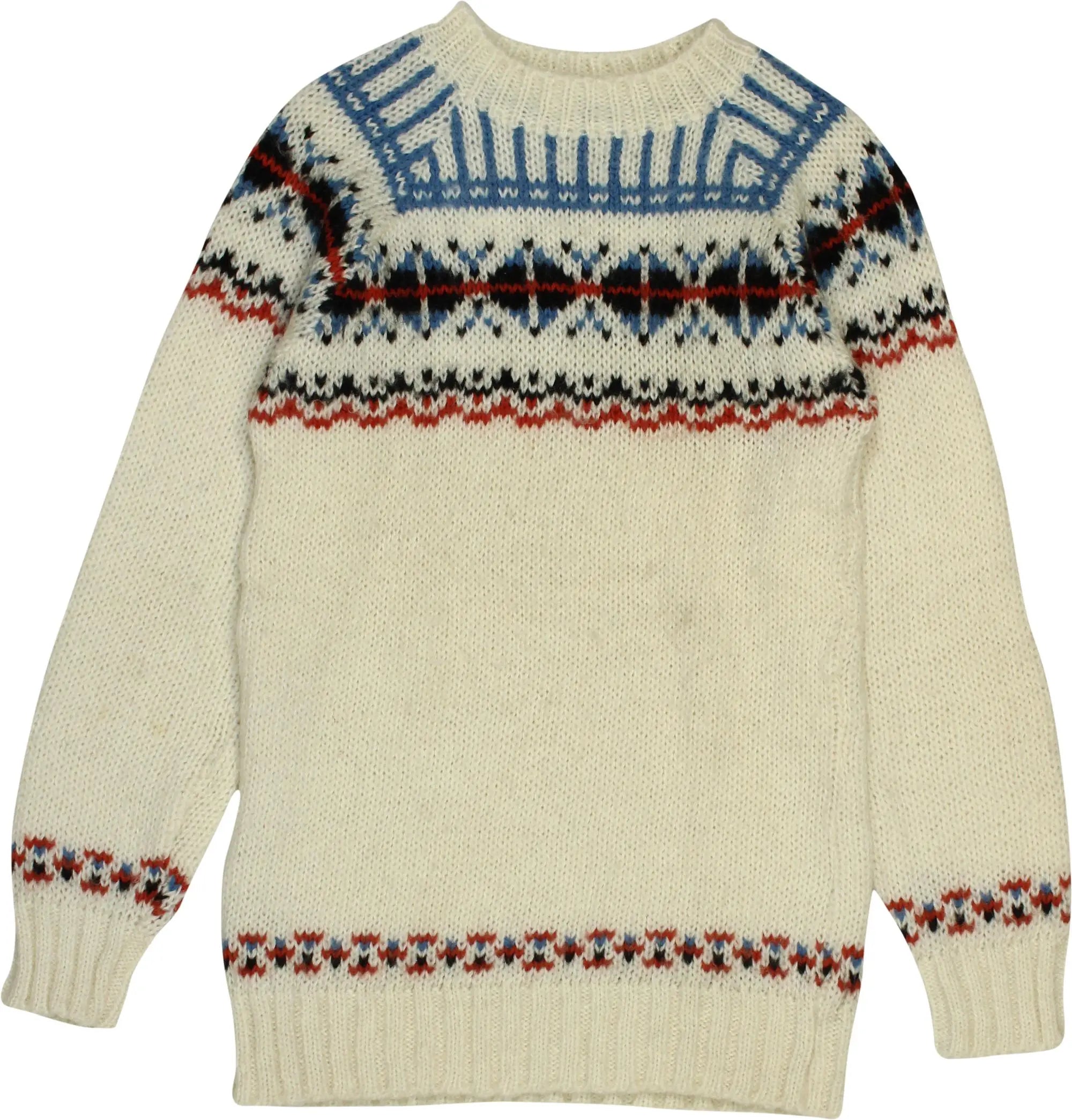 Unknown - Cream Knitted Jumper- ThriftTale.com - Vintage and second handclothing