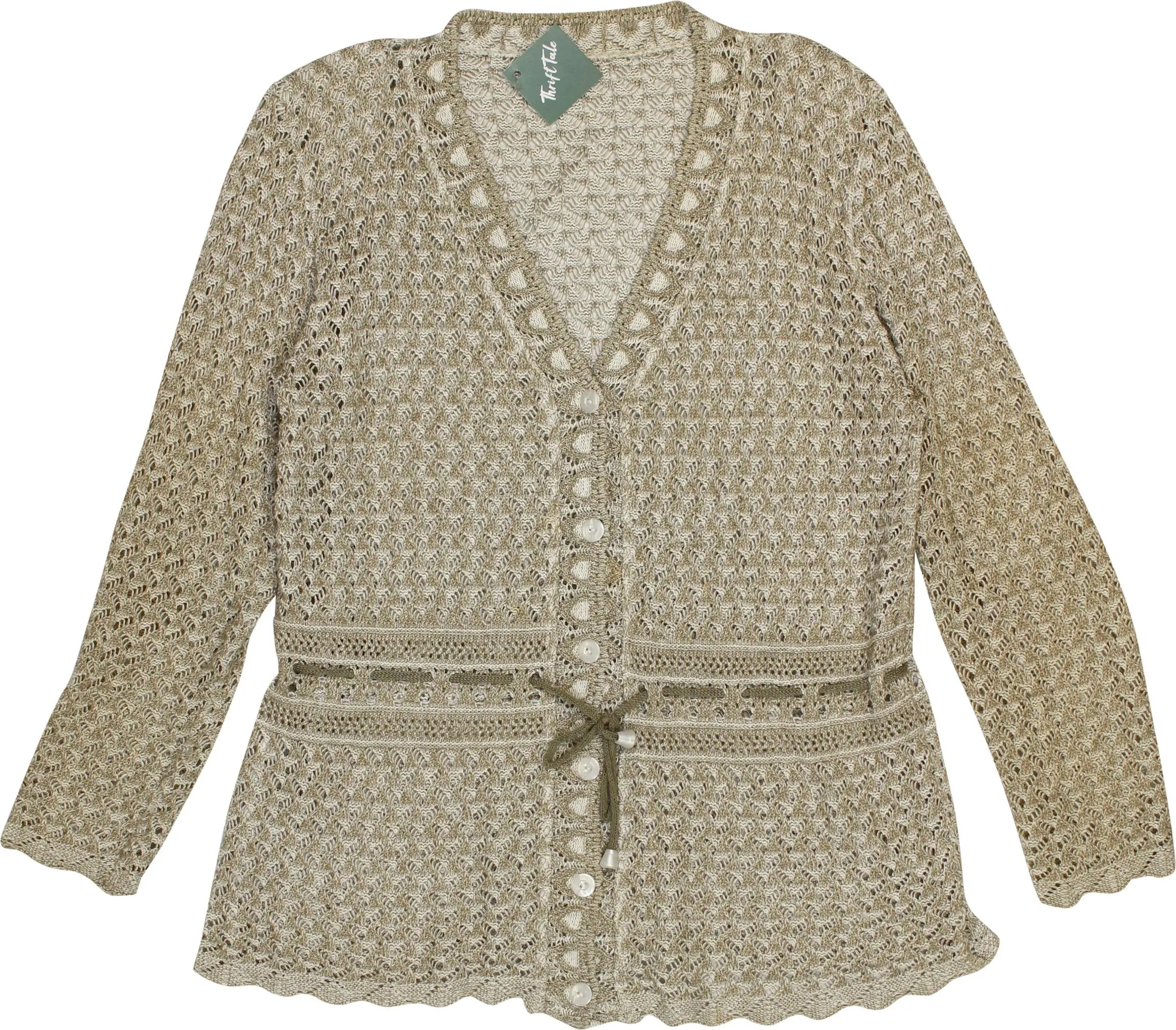 Unknown - Crochet Cardigan- ThriftTale.com - Vintage and second handclothing