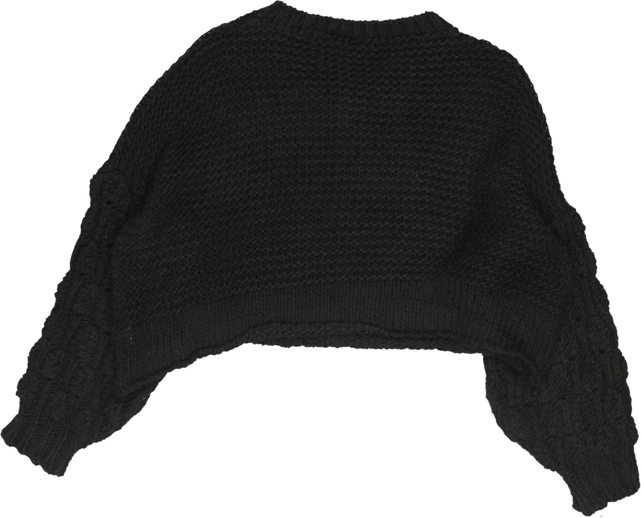 Unknown - Cropped Knitted Jumper- ThriftTale.com - Vintage and second handclothing
