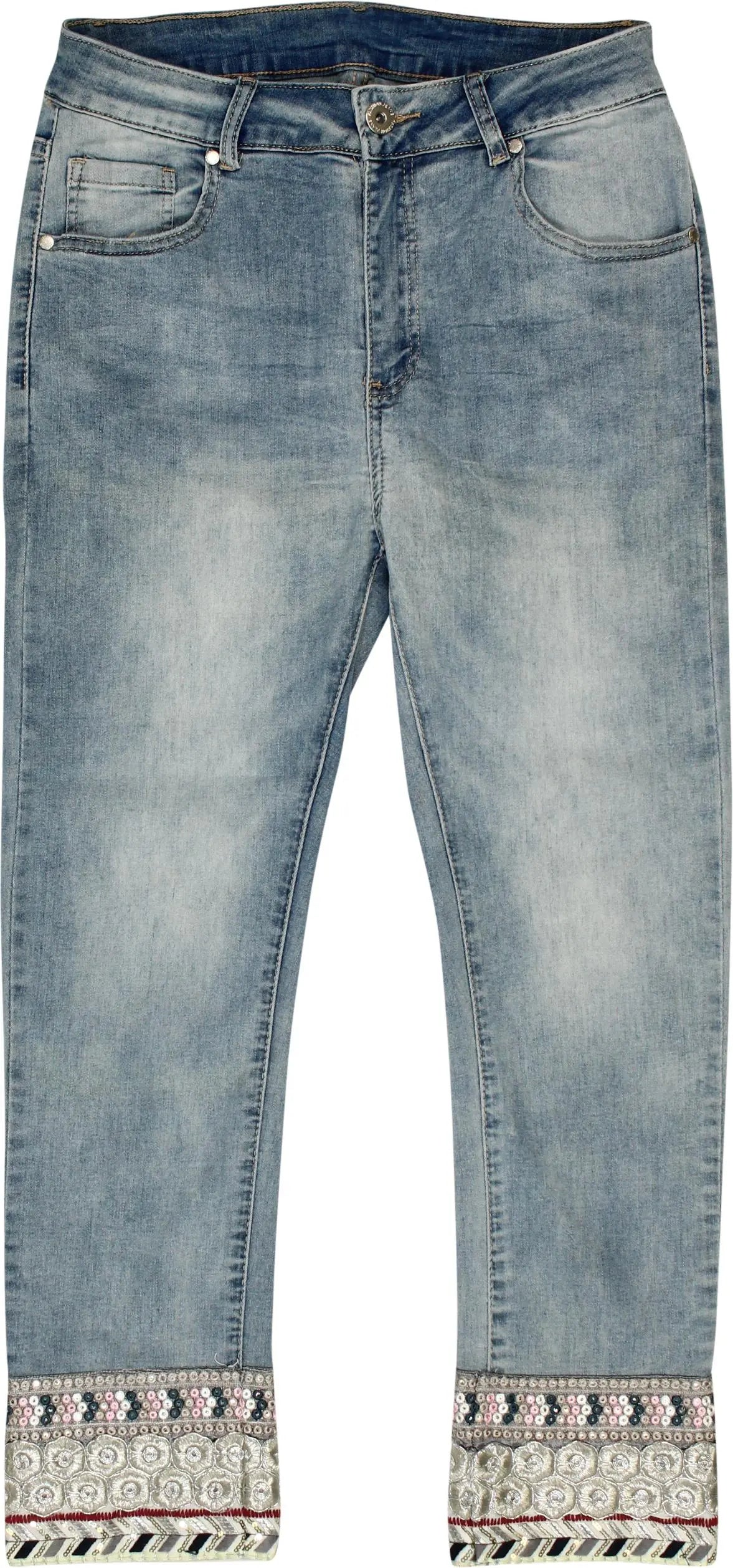 Unknown - Cropped Skinny Jeans- ThriftTale.com - Vintage and second handclothing