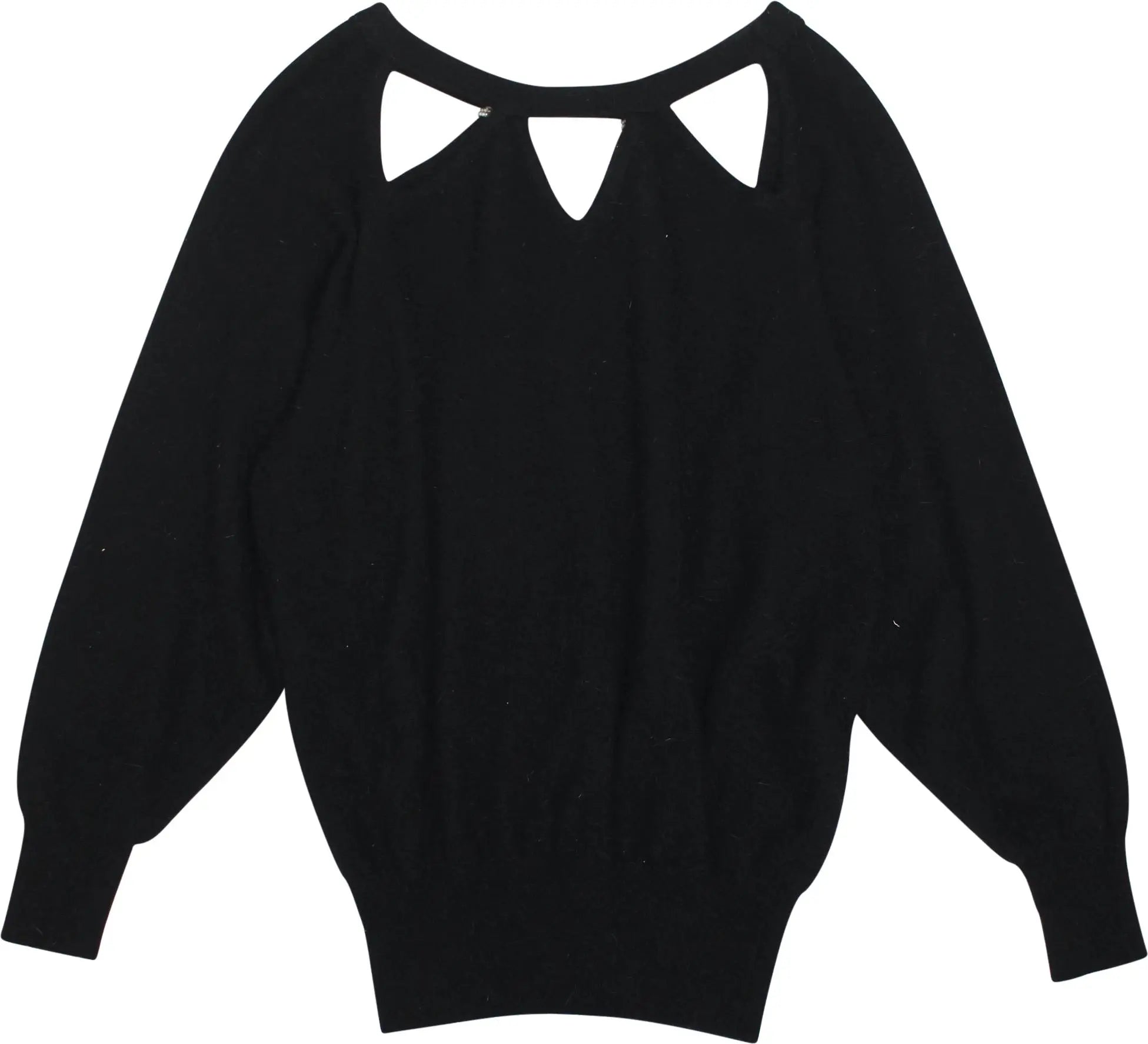 Unknown - Cut Out Wool Jumper- ThriftTale.com - Vintage and second handclothing