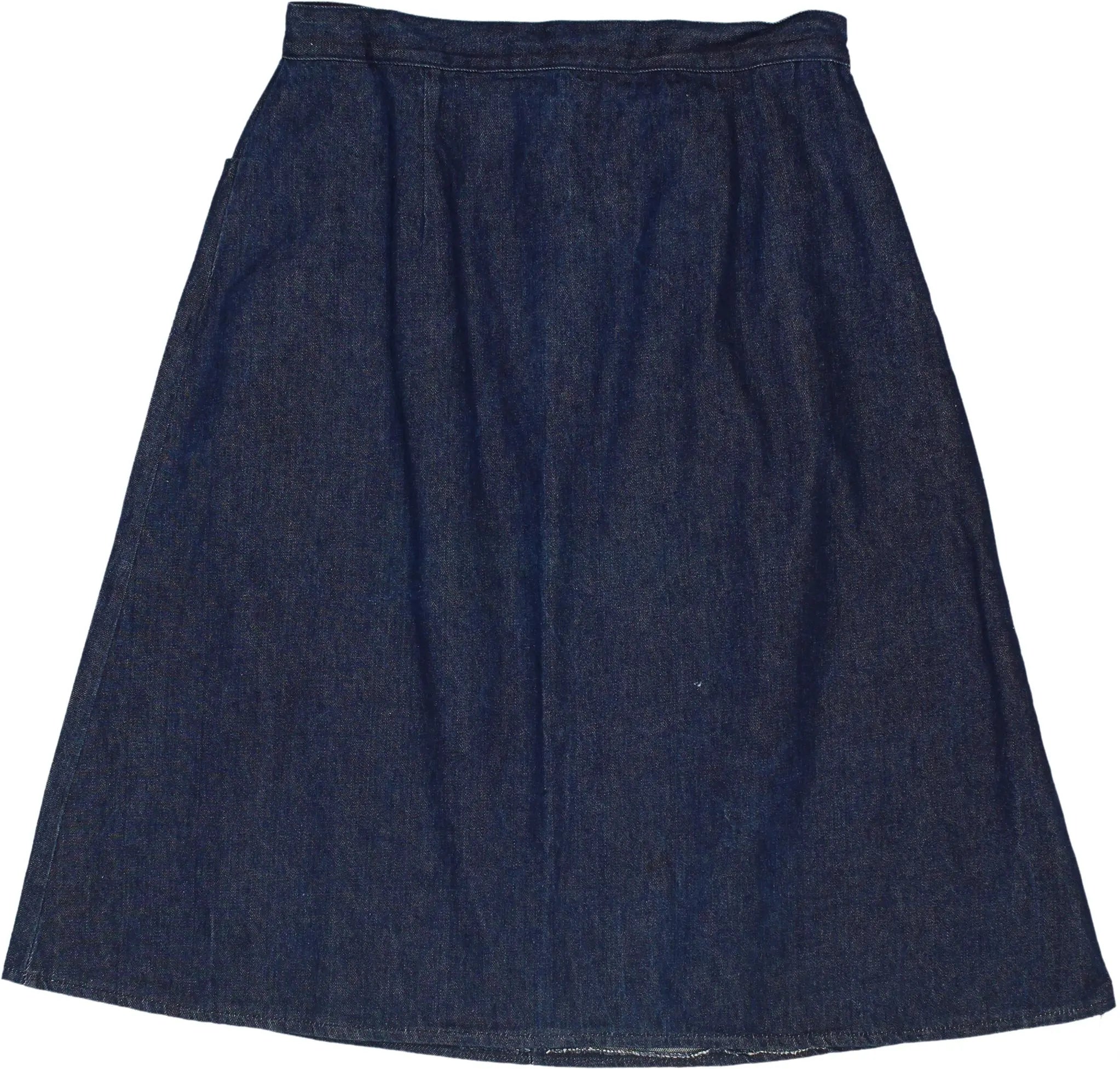 Unknown - Denim A-line skirt- ThriftTale.com - Vintage and second handclothing