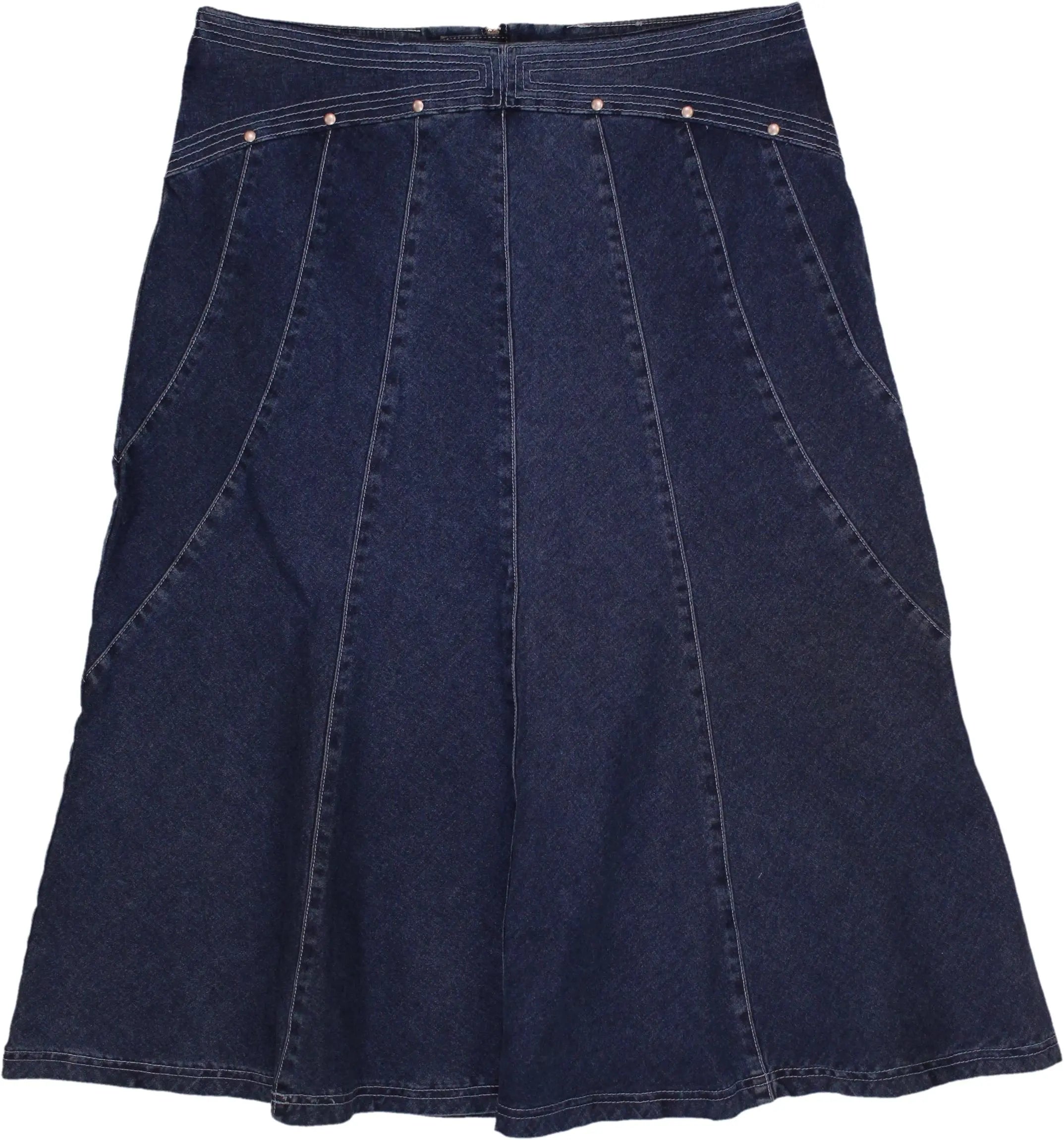 Unknown - Denim Skirt- ThriftTale.com - Vintage and second handclothing