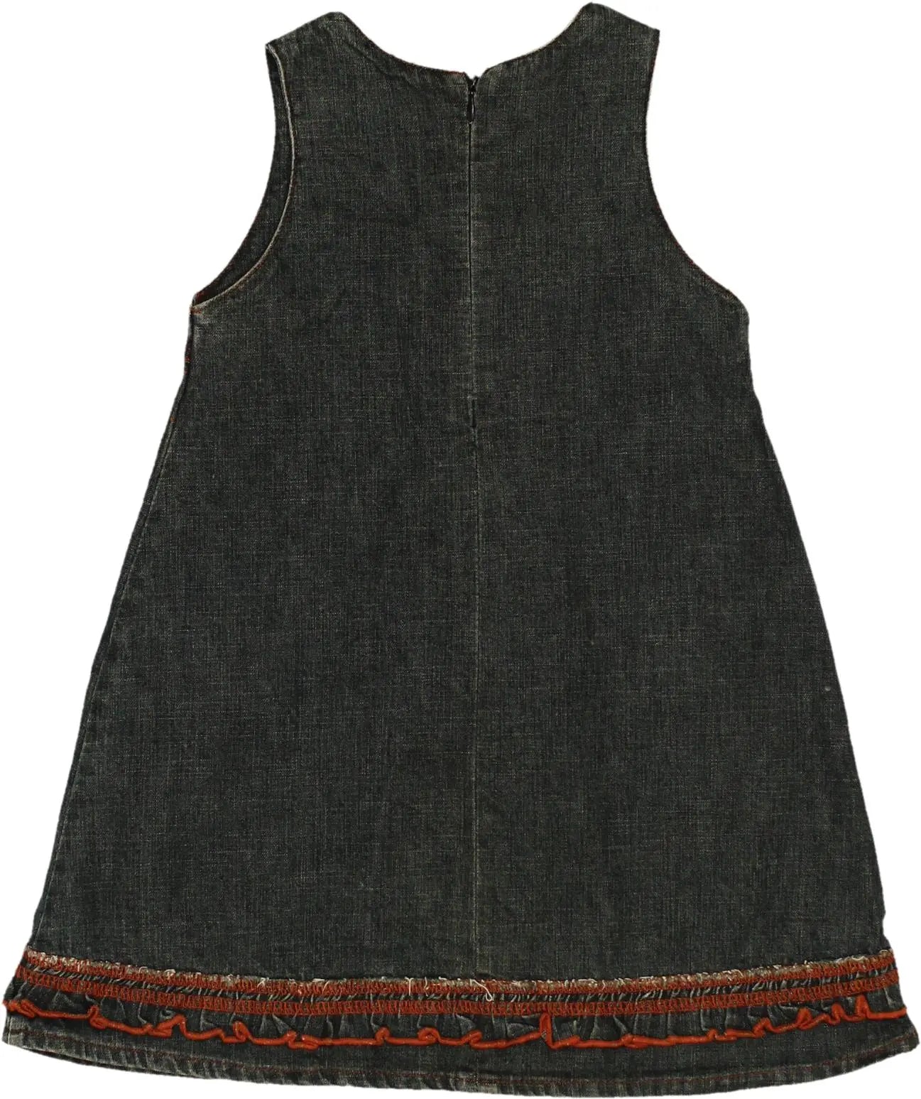Unknown - Denim Sleeveless Dress- ThriftTale.com - Vintage and second handclothing