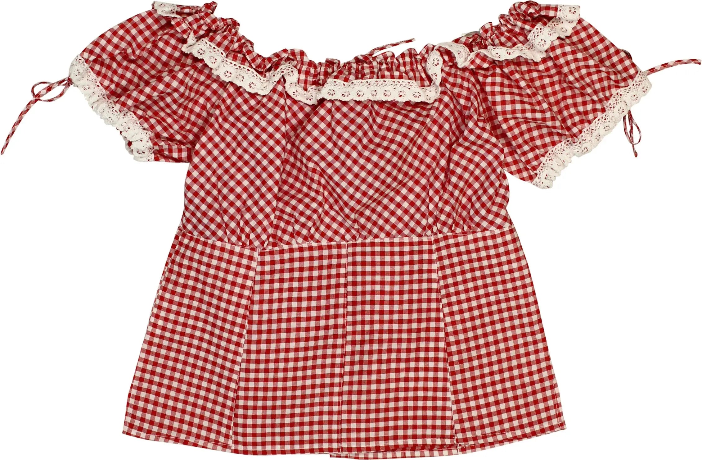 Unknown - Dirndl Top- ThriftTale.com - Vintage and second handclothing