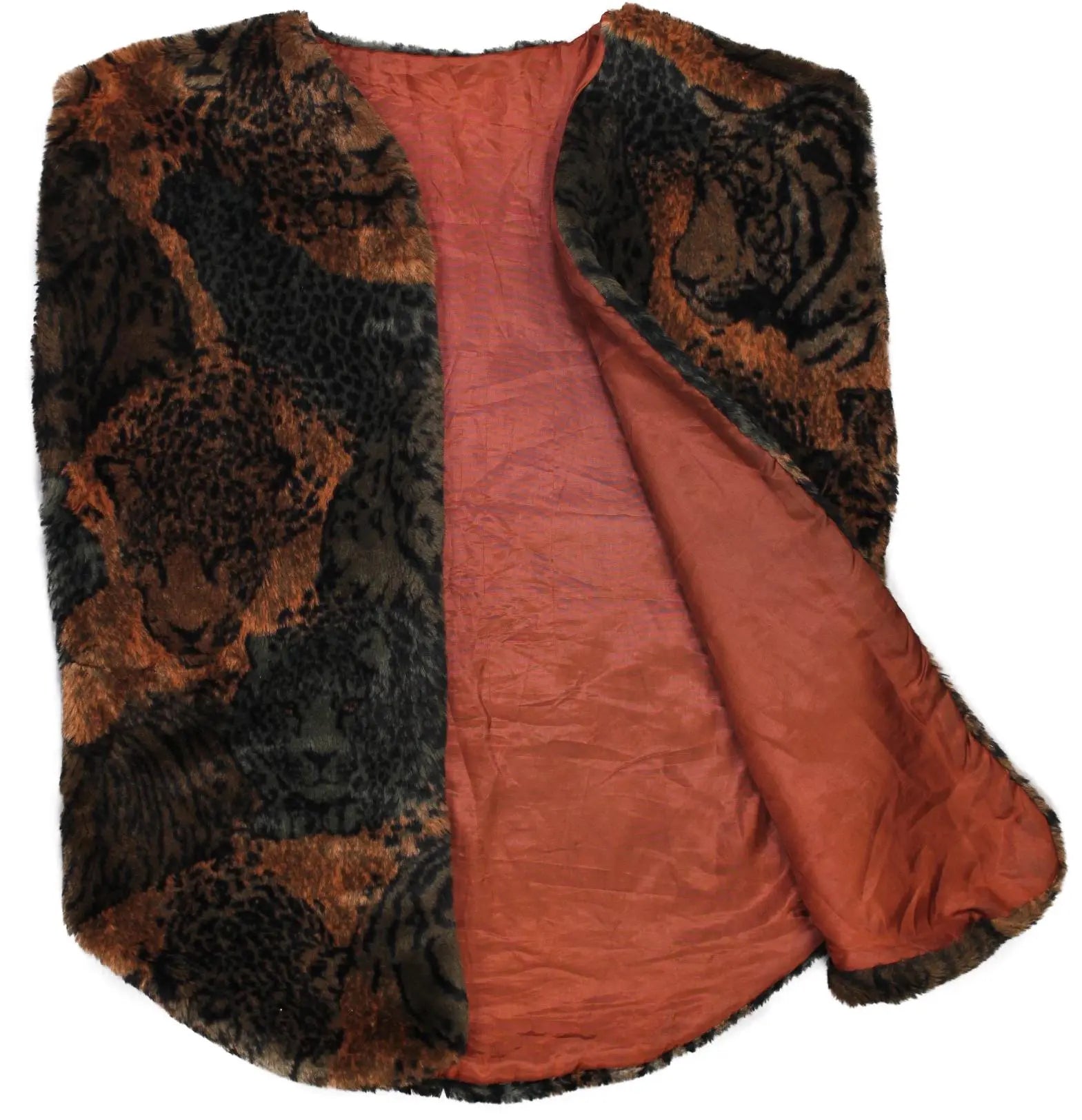 Unknown - Faux Fur Vest- ThriftTale.com - Vintage and second handclothing