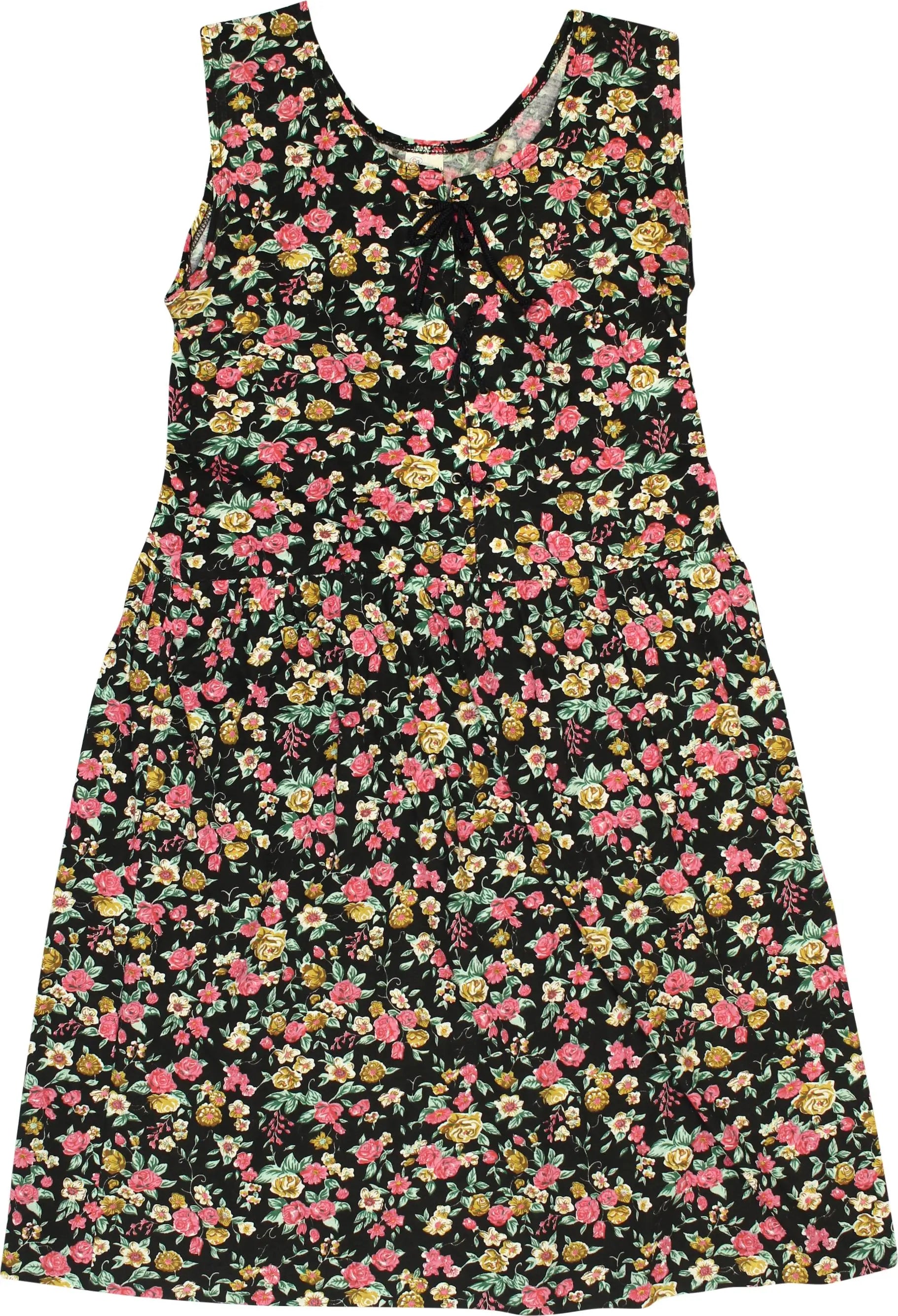 Unknown - Floral Dress- ThriftTale.com - Vintage and second handclothing