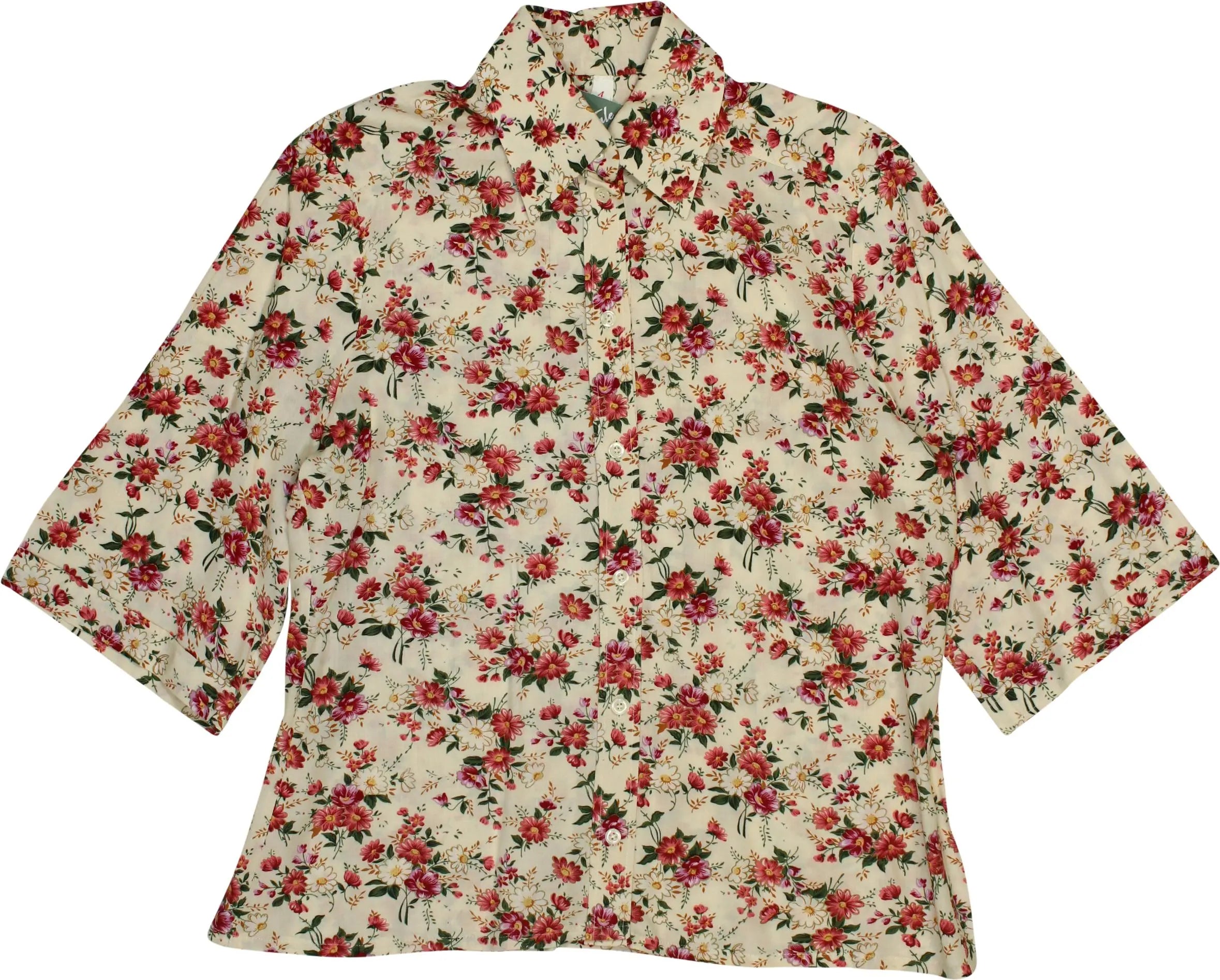 Unknown - Floral Long Sleeve Shirt- ThriftTale.com - Vintage and second handclothing