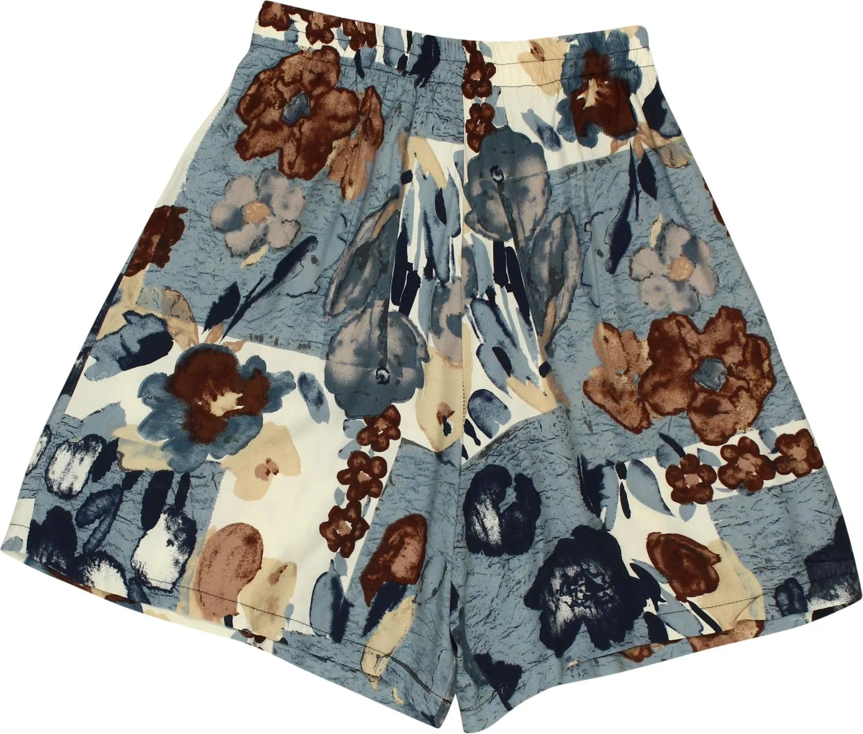 Unknown - Floral Shorts- ThriftTale.com - Vintage and second handclothing