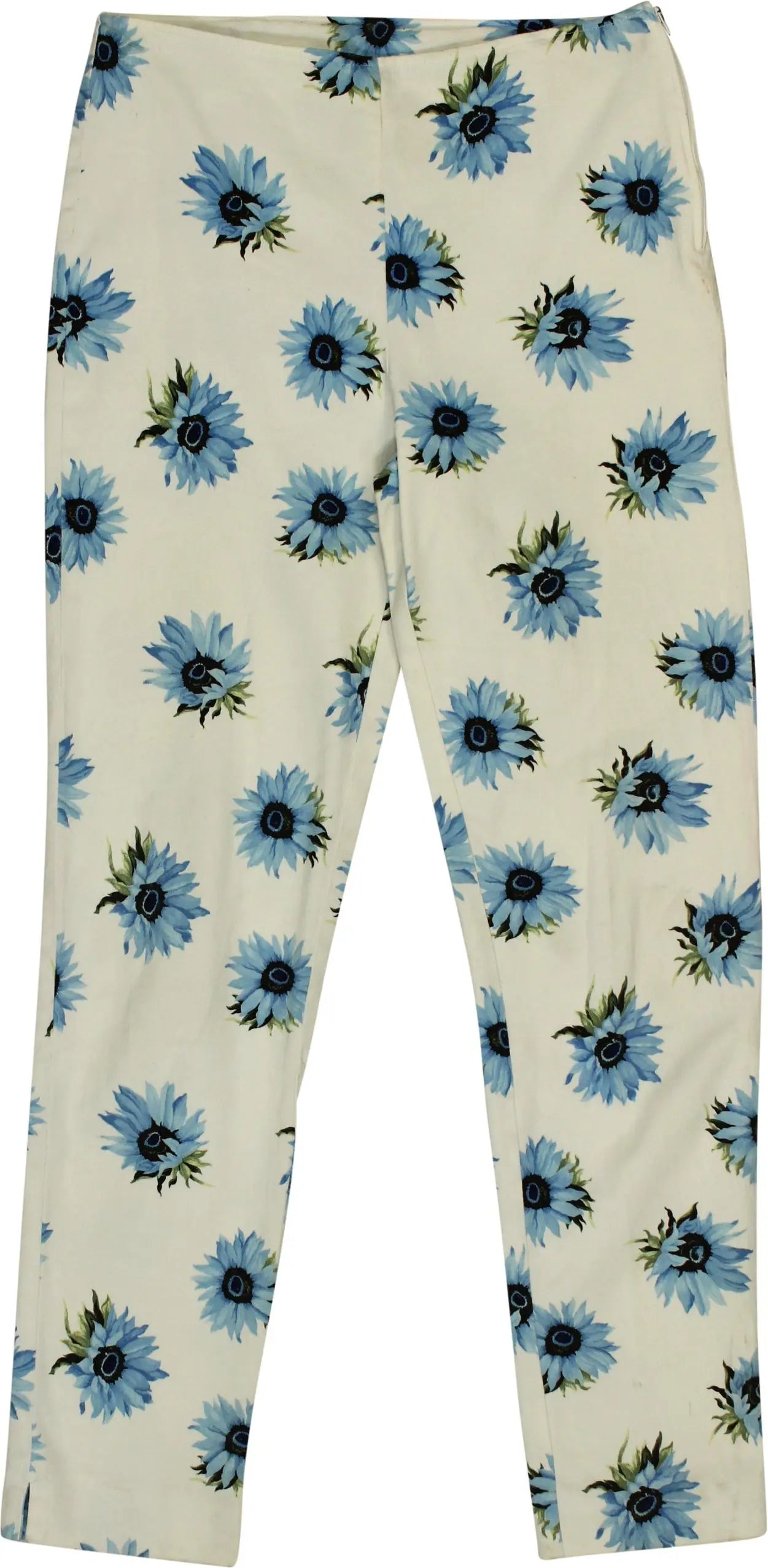 Unknown - Floral Trousers- ThriftTale.com - Vintage and second handclothing