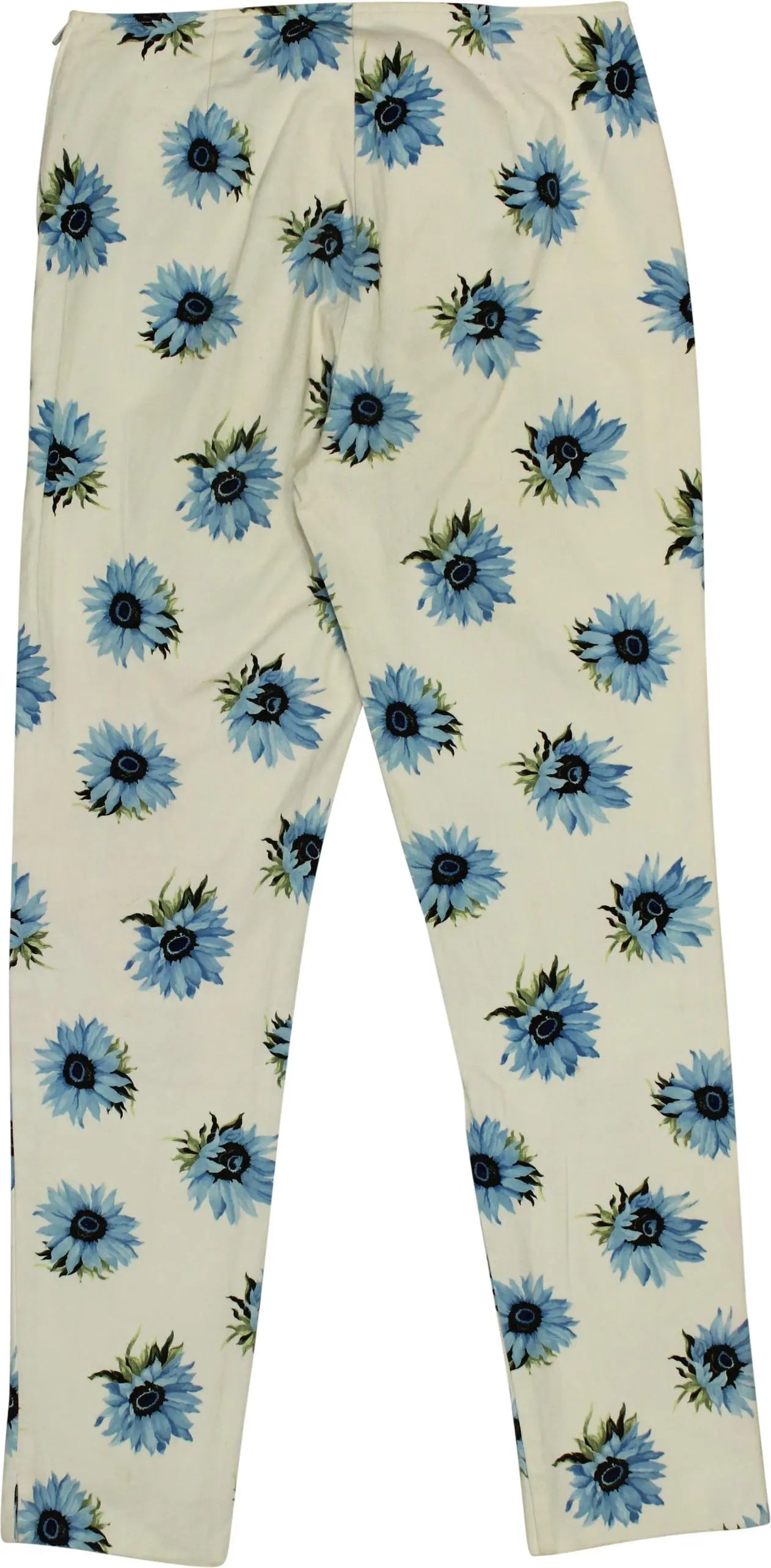 Unknown - Floral Trousers- ThriftTale.com - Vintage and second handclothing