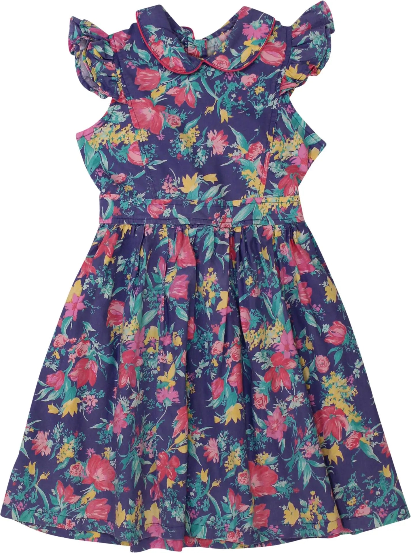 Unknown - Flower Dress- ThriftTale.com - Vintage and second handclothing