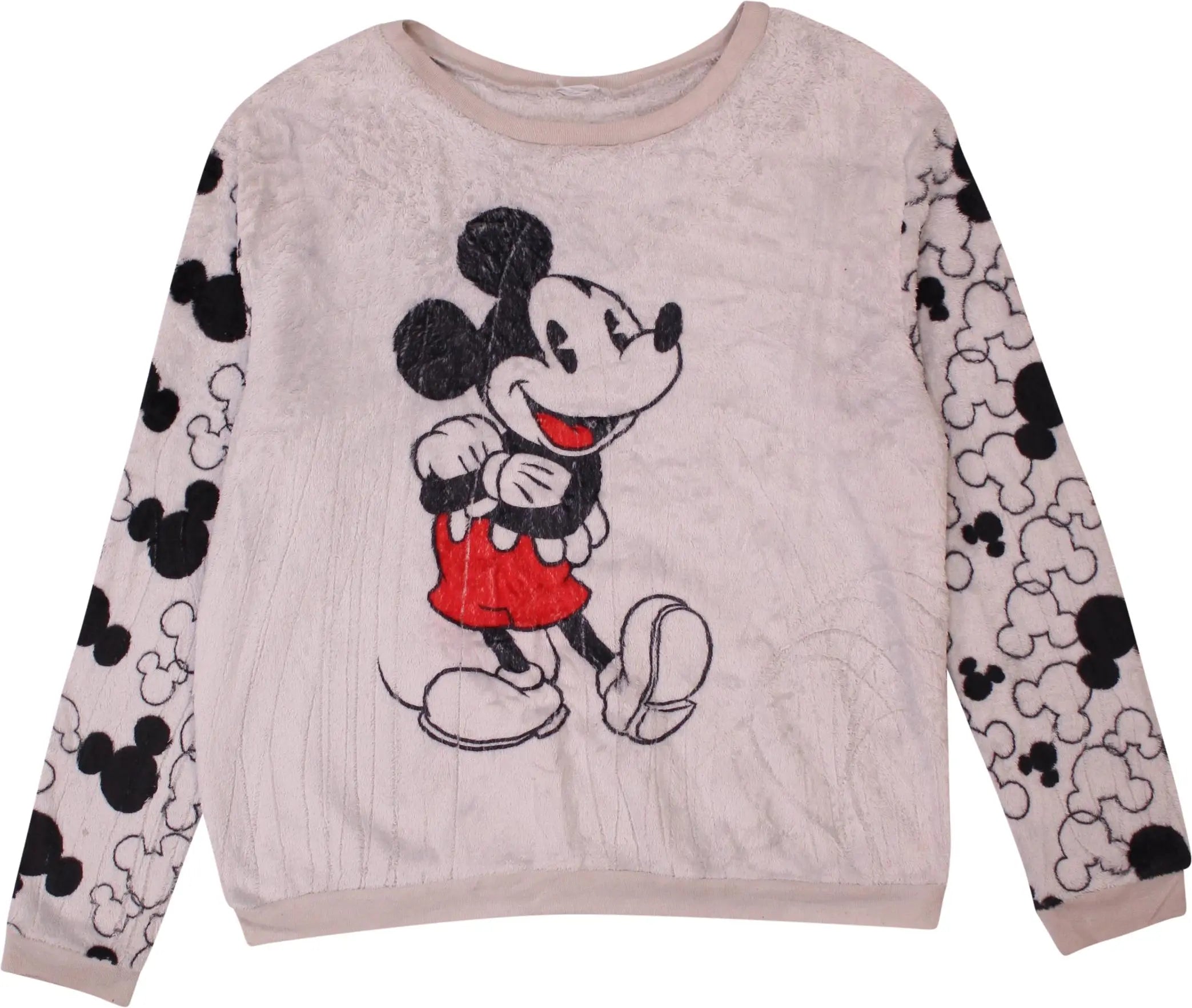 Unknown - Fluffy Mickey Mouse Sweatshirt- ThriftTale.com - Vintage and second handclothing