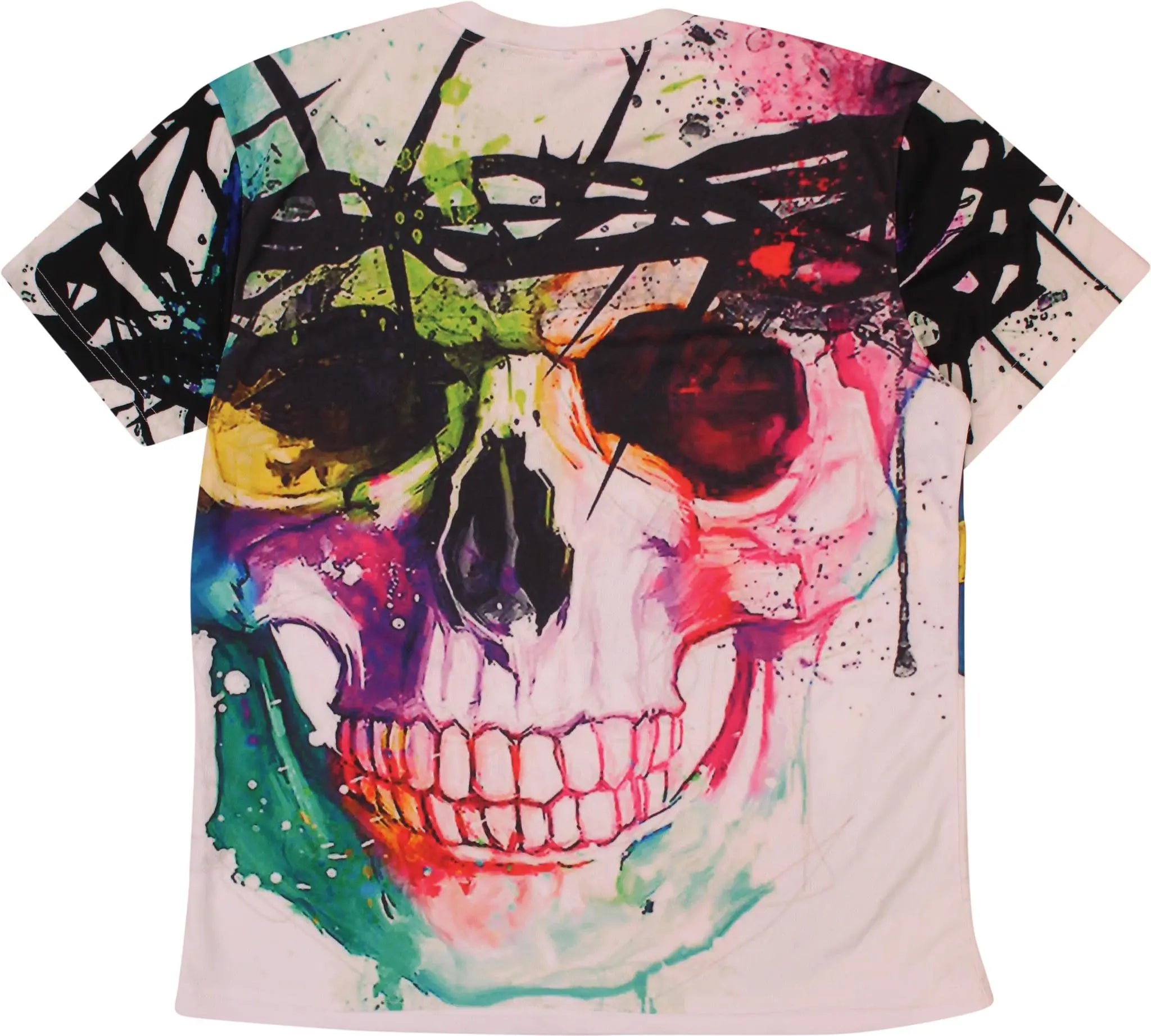 Unknown - Graphic Skull T-shirt- ThriftTale.com - Vintage and second handclothing