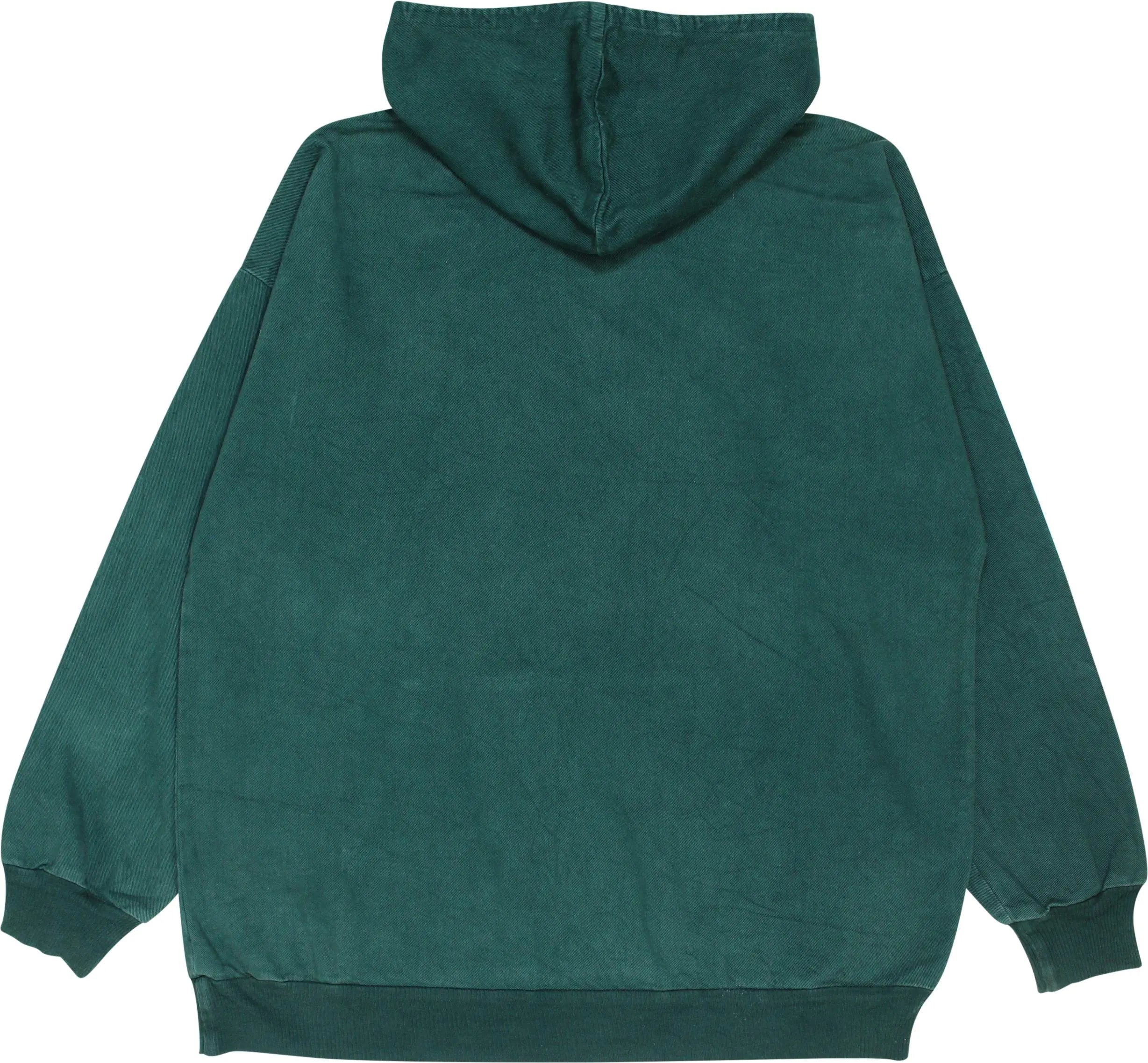 Unknown - Green Denim Hoodie- ThriftTale.com - Vintage and second handclothing