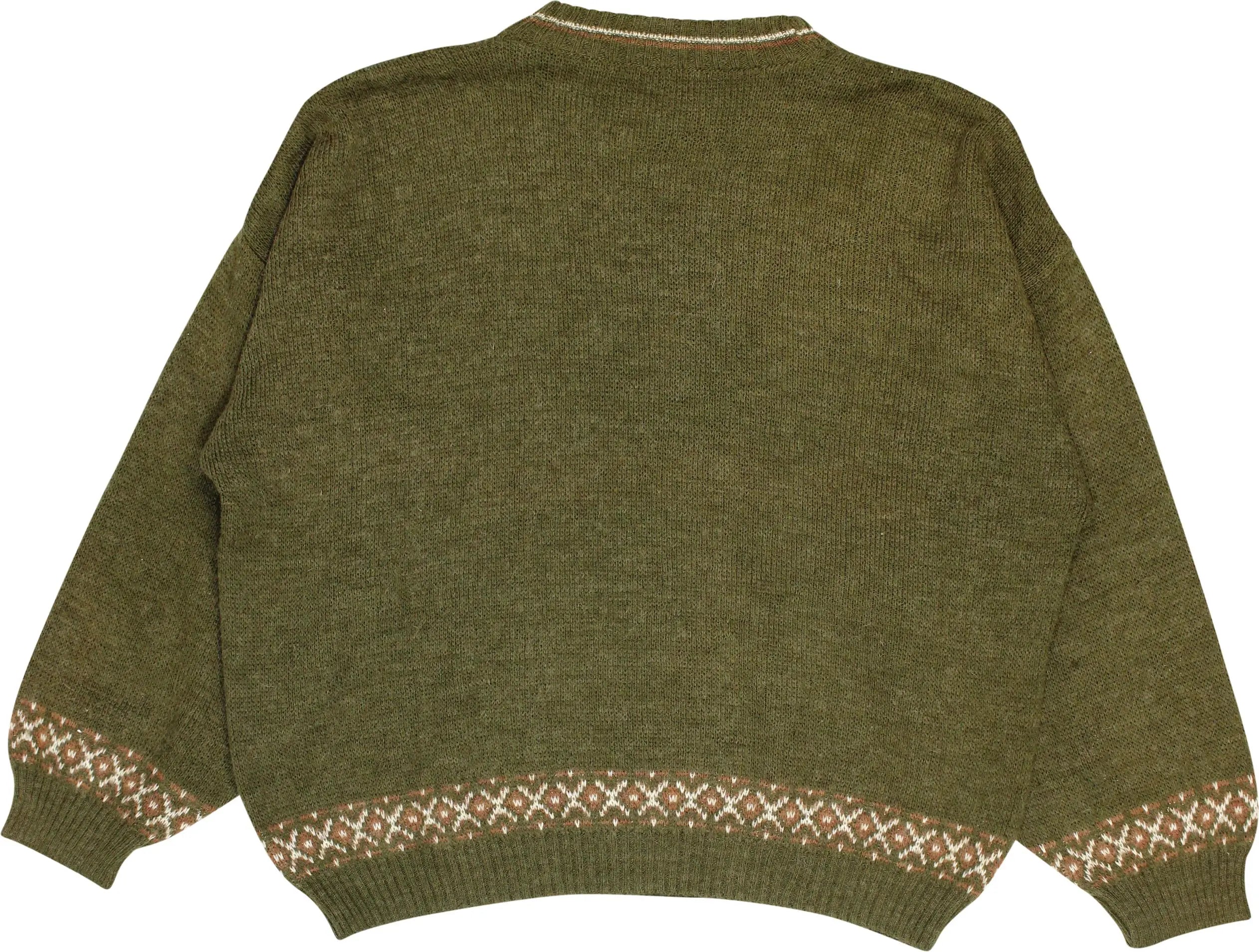 Unknown - Green Jumper- ThriftTale.com - Vintage and second handclothing