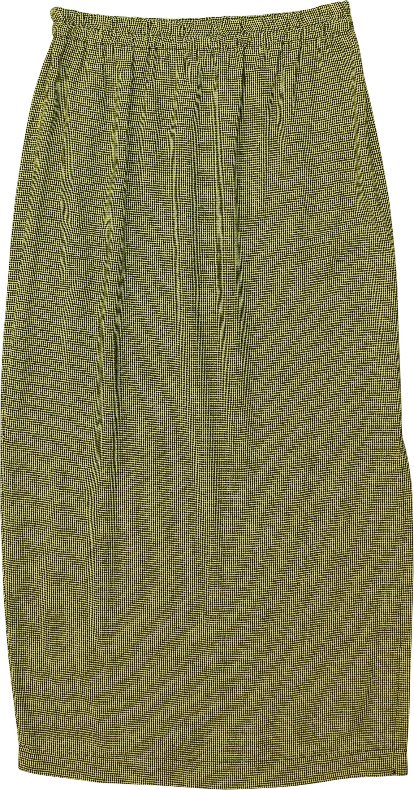 Unknown - Green Maxi Skirt- ThriftTale.com - Vintage and second handclothing