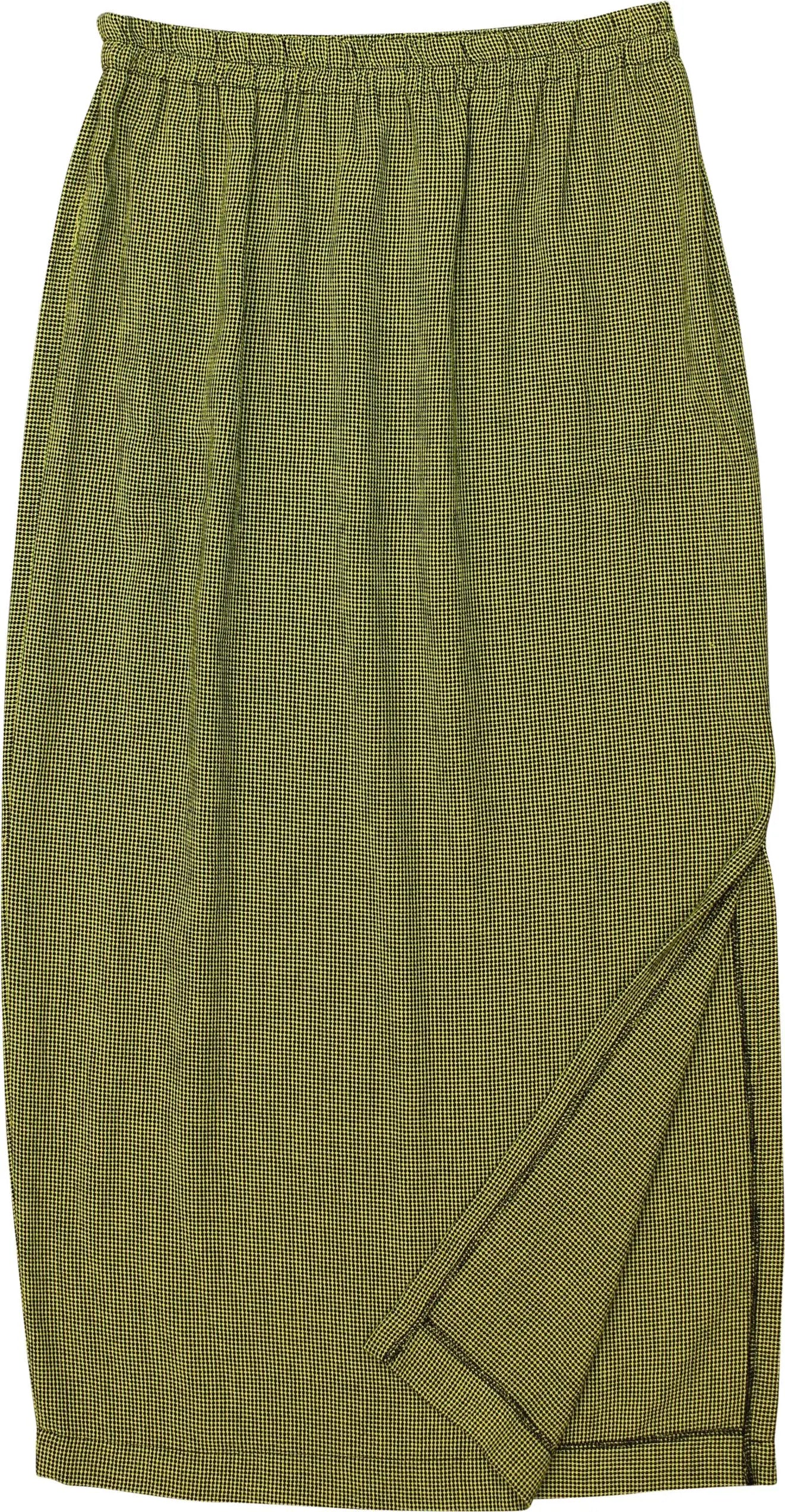 Unknown - Green Maxi Skirt- ThriftTale.com - Vintage and second handclothing