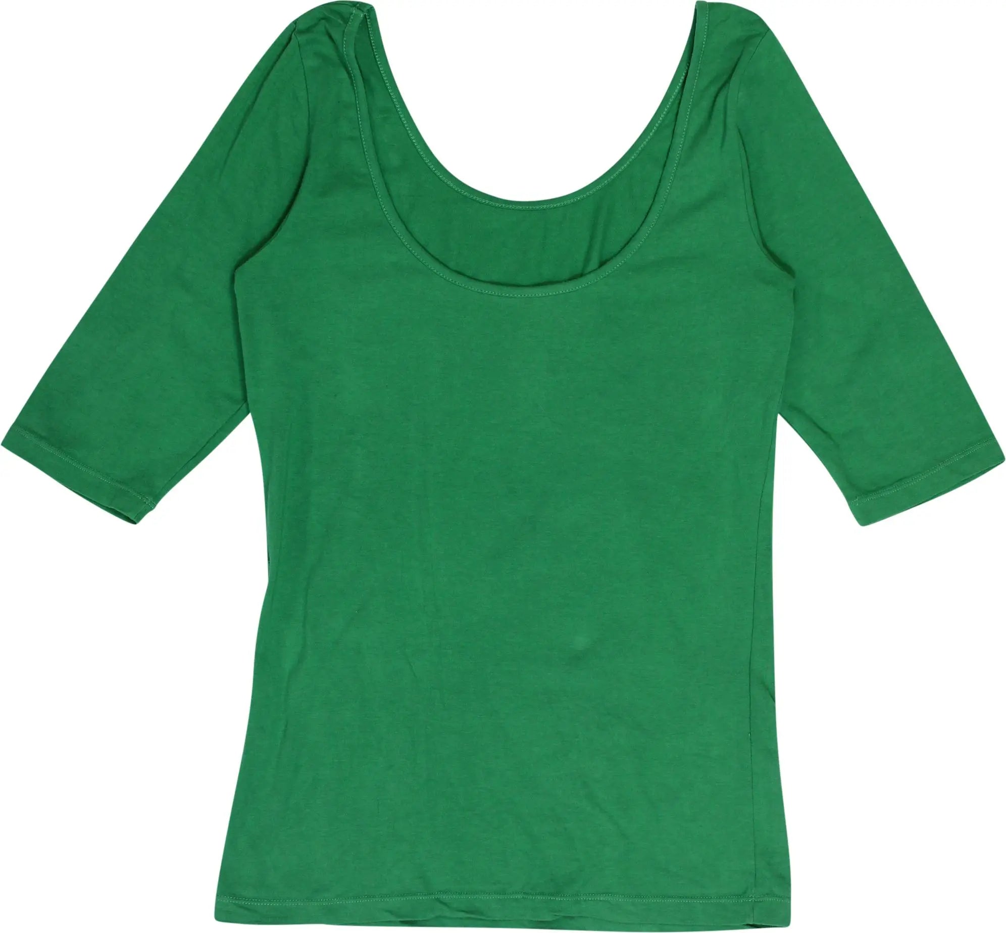 Unknown - Green Short Sleeve Top- ThriftTale.com - Vintage and second handclothing