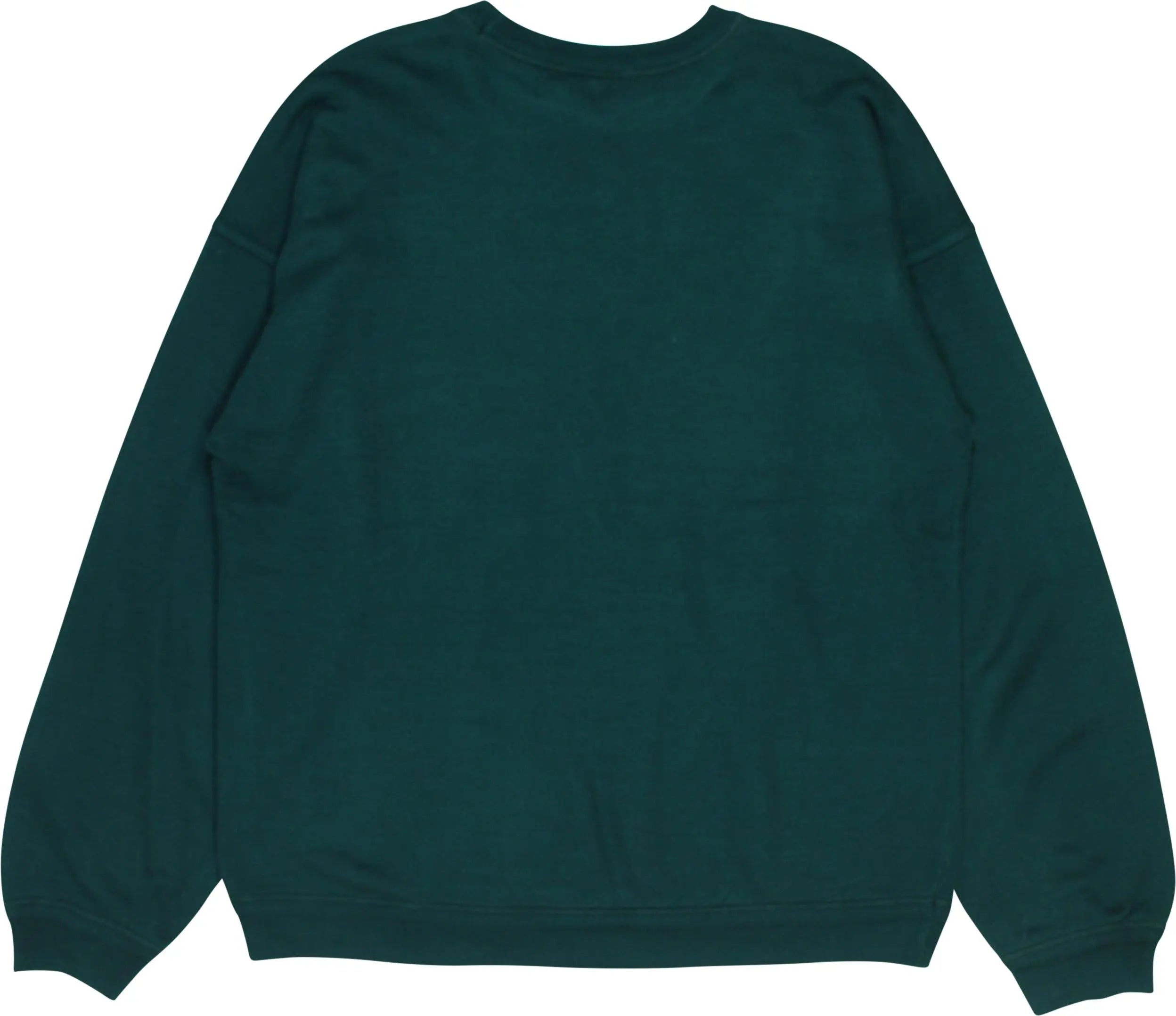 Unknown - Green Sweatshirt- ThriftTale.com - Vintage and second handclothing