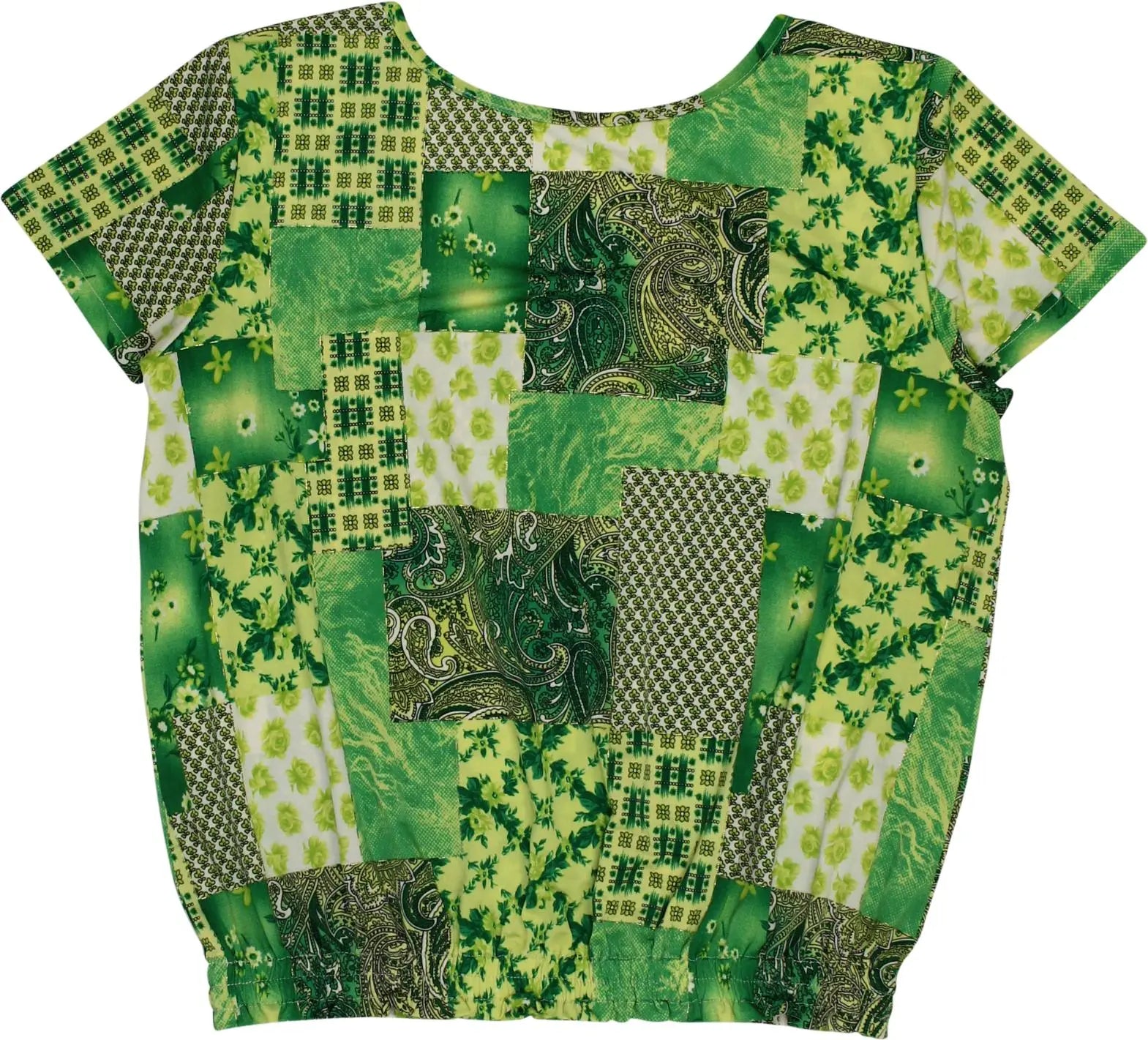 Unknown - Green Top- ThriftTale.com - Vintage and second handclothing