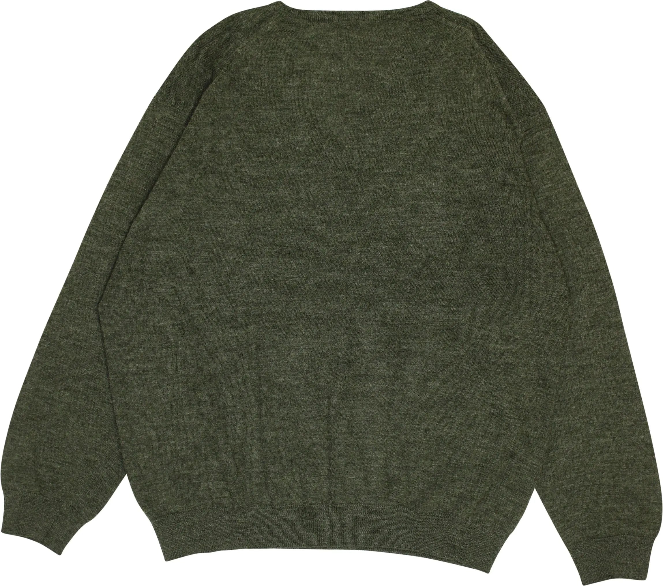 Unknown - Green V-neck Jumper- ThriftTale.com - Vintage and second handclothing