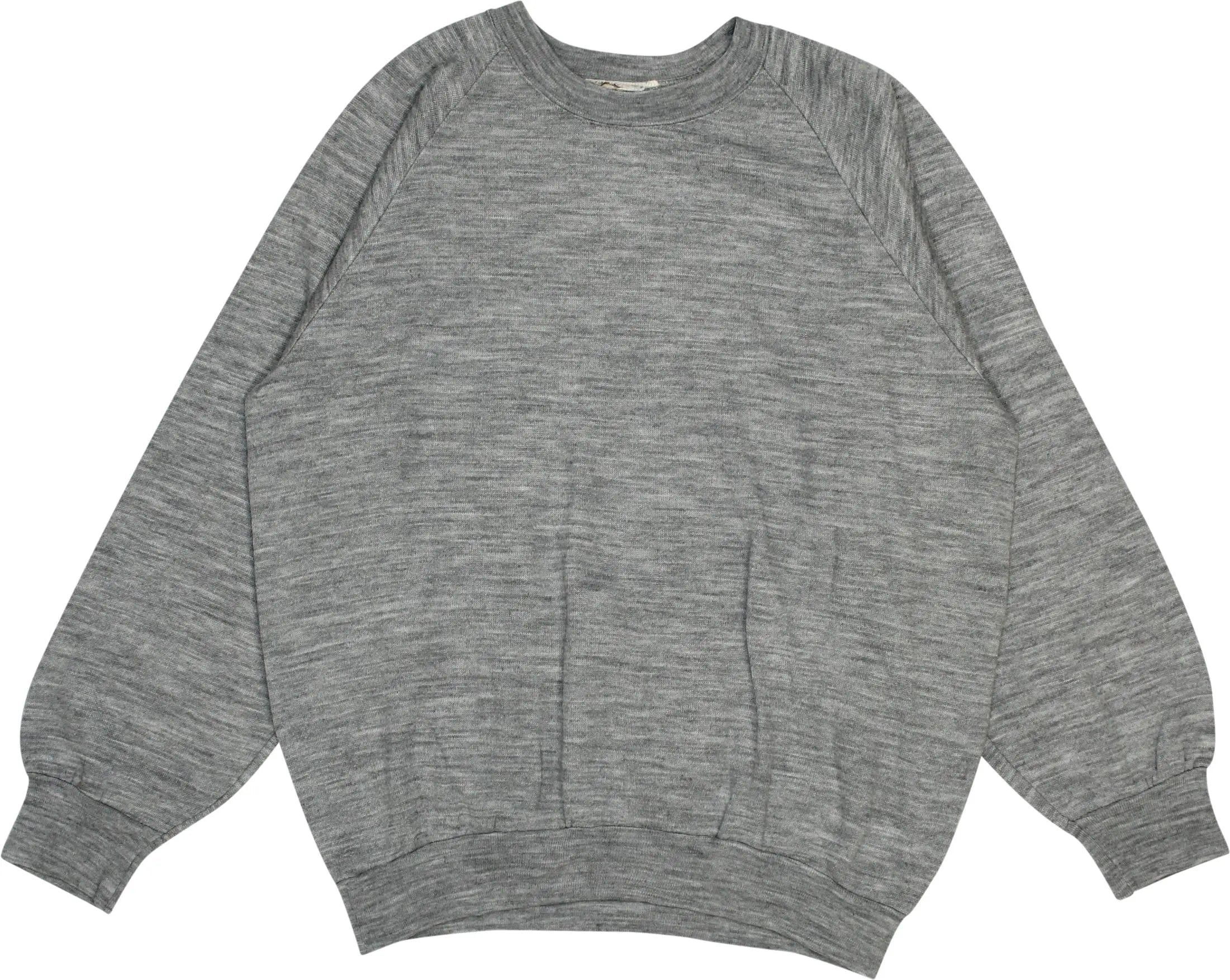 Unknown - Grey Plain Jumper- ThriftTale.com - Vintage and second handclothing