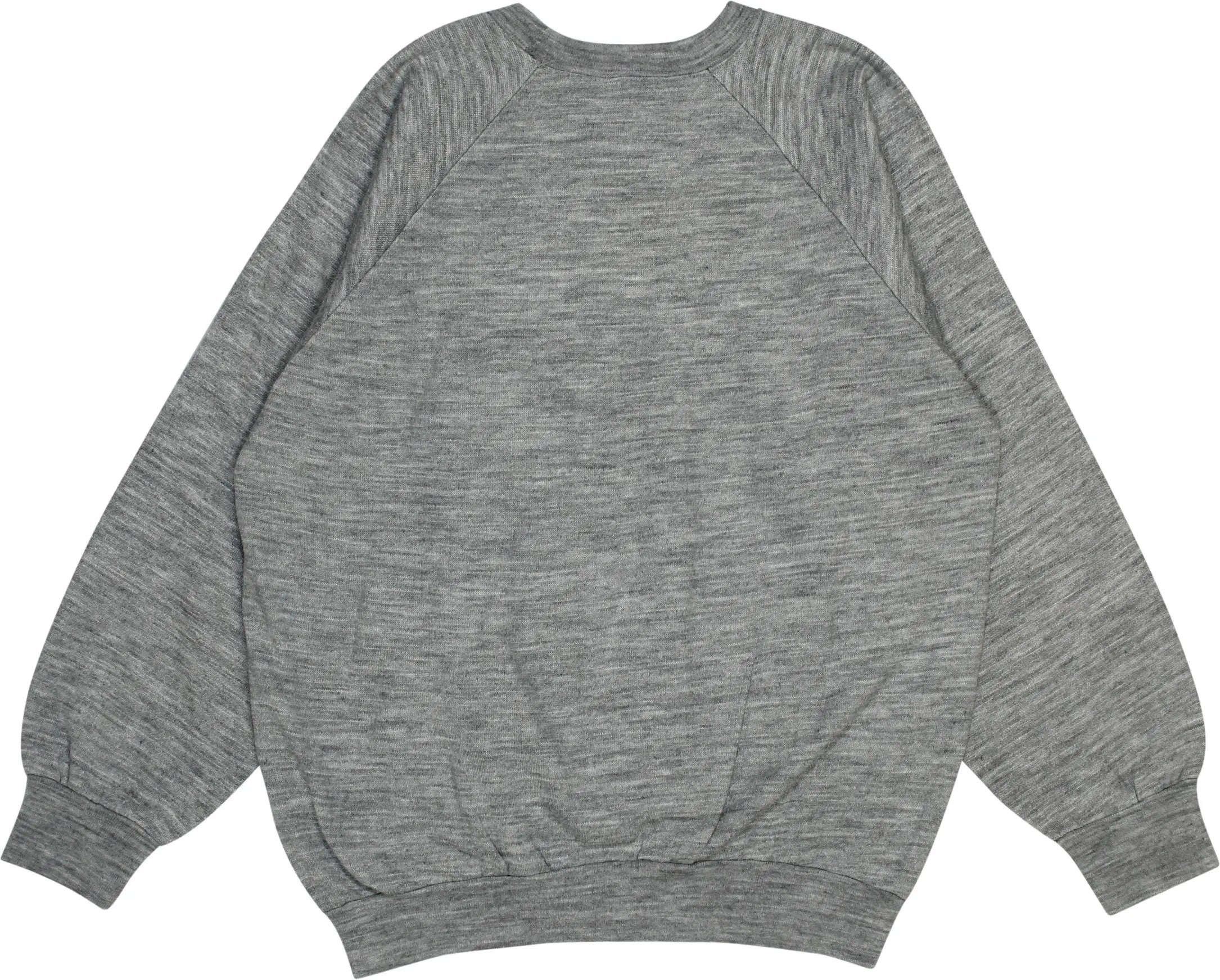 Unknown - Grey Plain Jumper- ThriftTale.com - Vintage and second handclothing