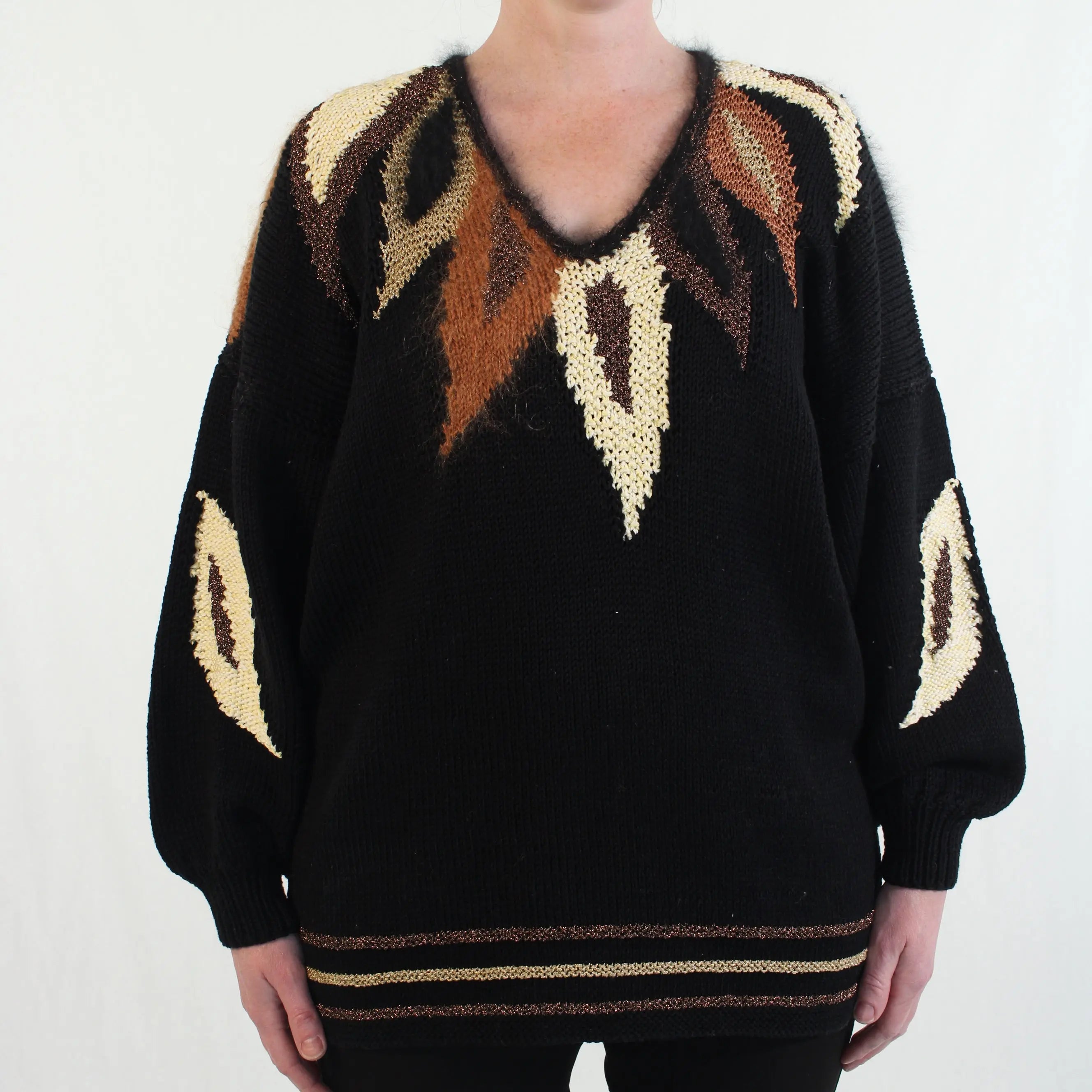 Unknown - Heavy Knitted Jumper- ThriftTale.com - Vintage and second handclothing