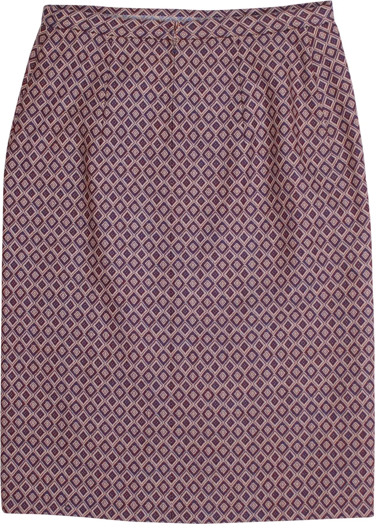 Unknown - Jaquard-weave Skirt- ThriftTale.com - Vintage and second handclothing