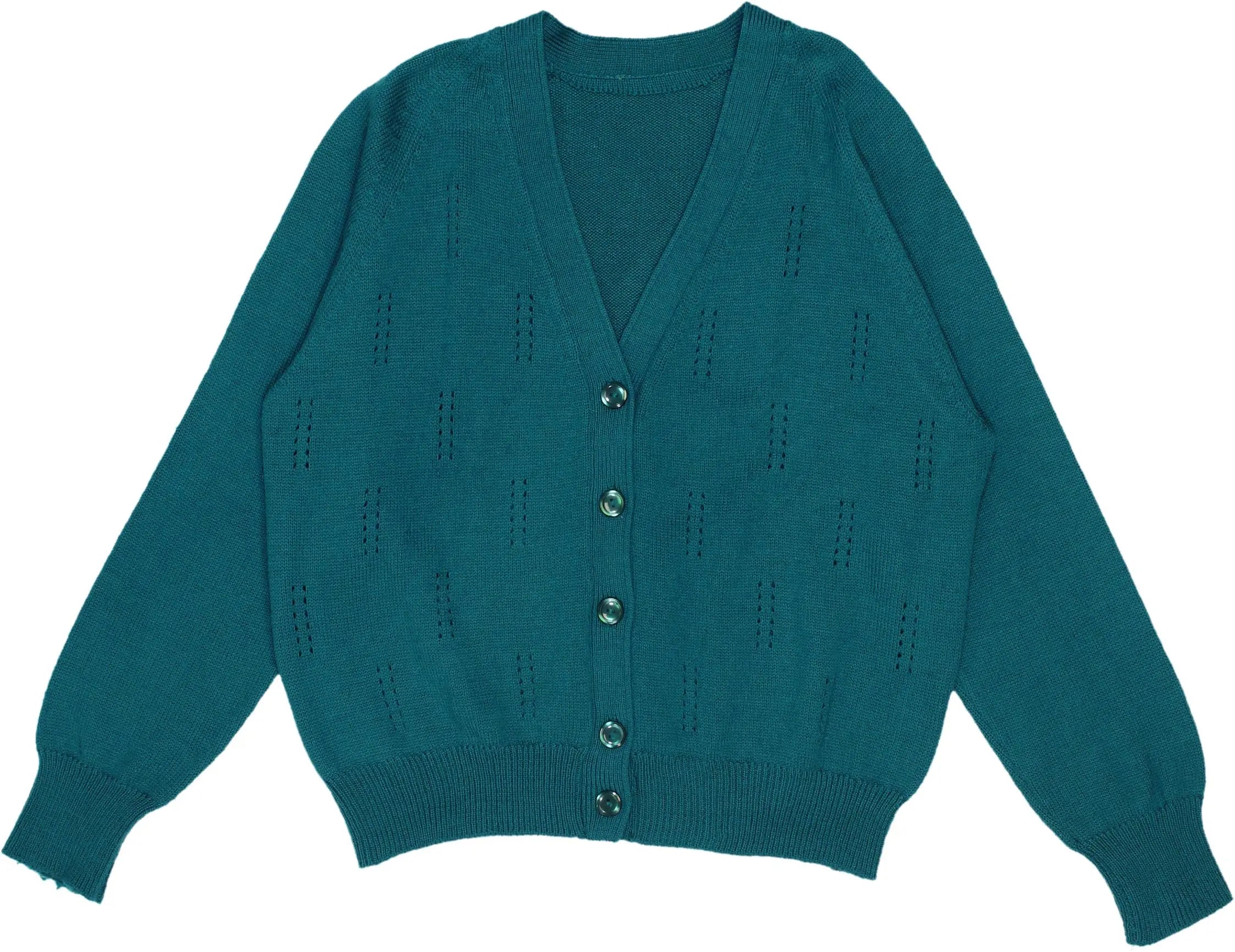 Unknown - Knitted Cardigan- ThriftTale.com - Vintage and second handclothing