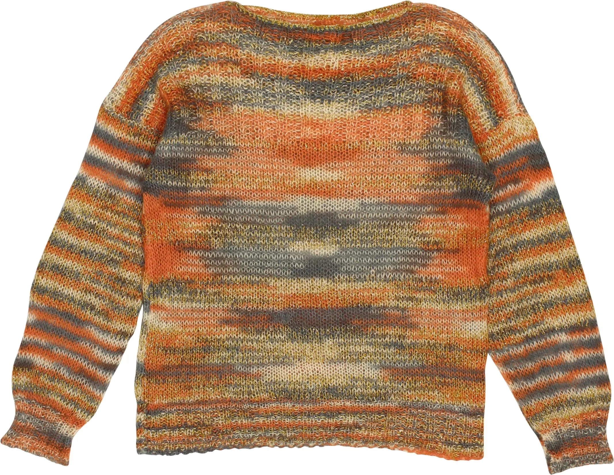 Unknown - Knitted Jumper with Lurex- ThriftTale.com - Vintage and second handclothing