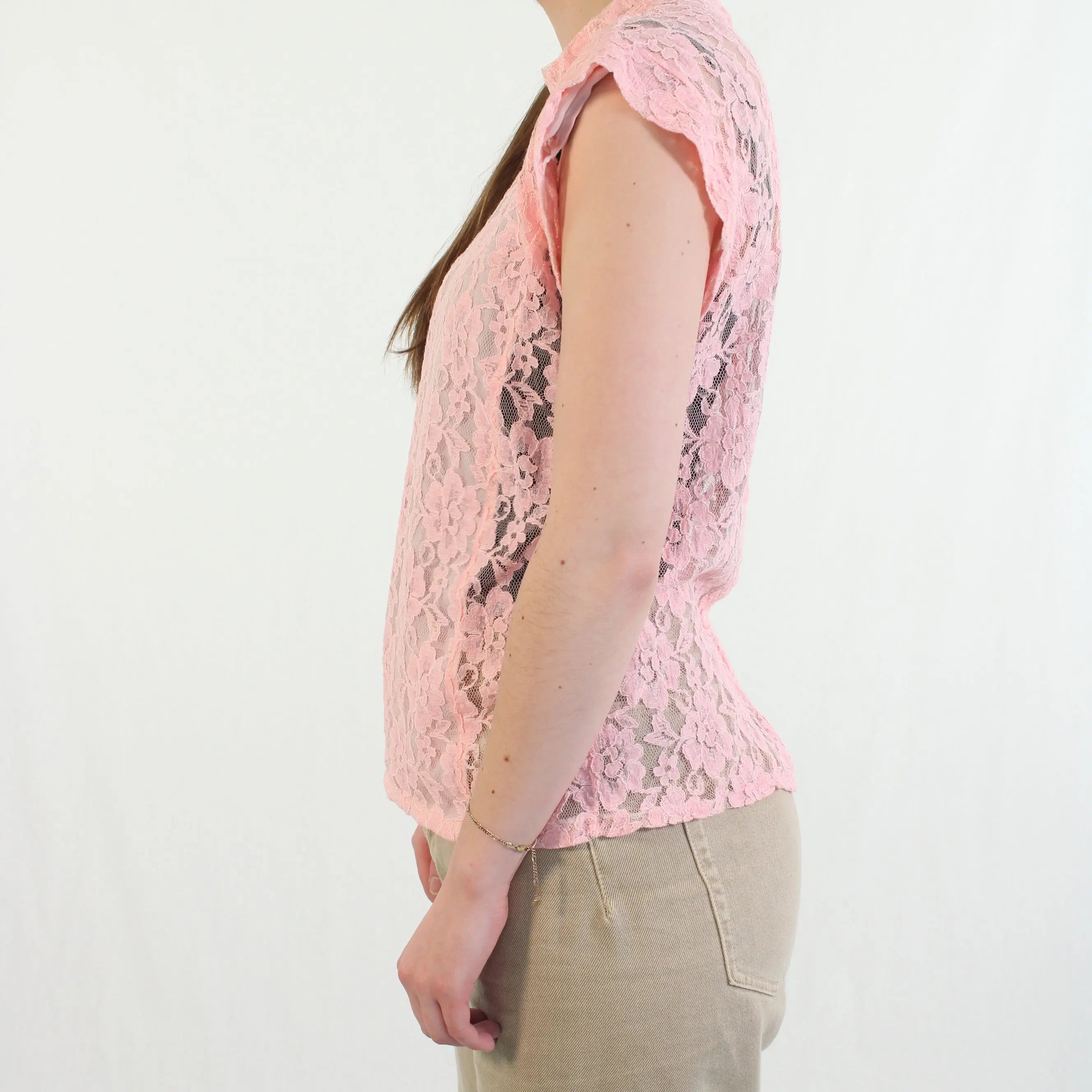 Unknown - Lace Top with Lining- ThriftTale.com - Vintage and second handclothing