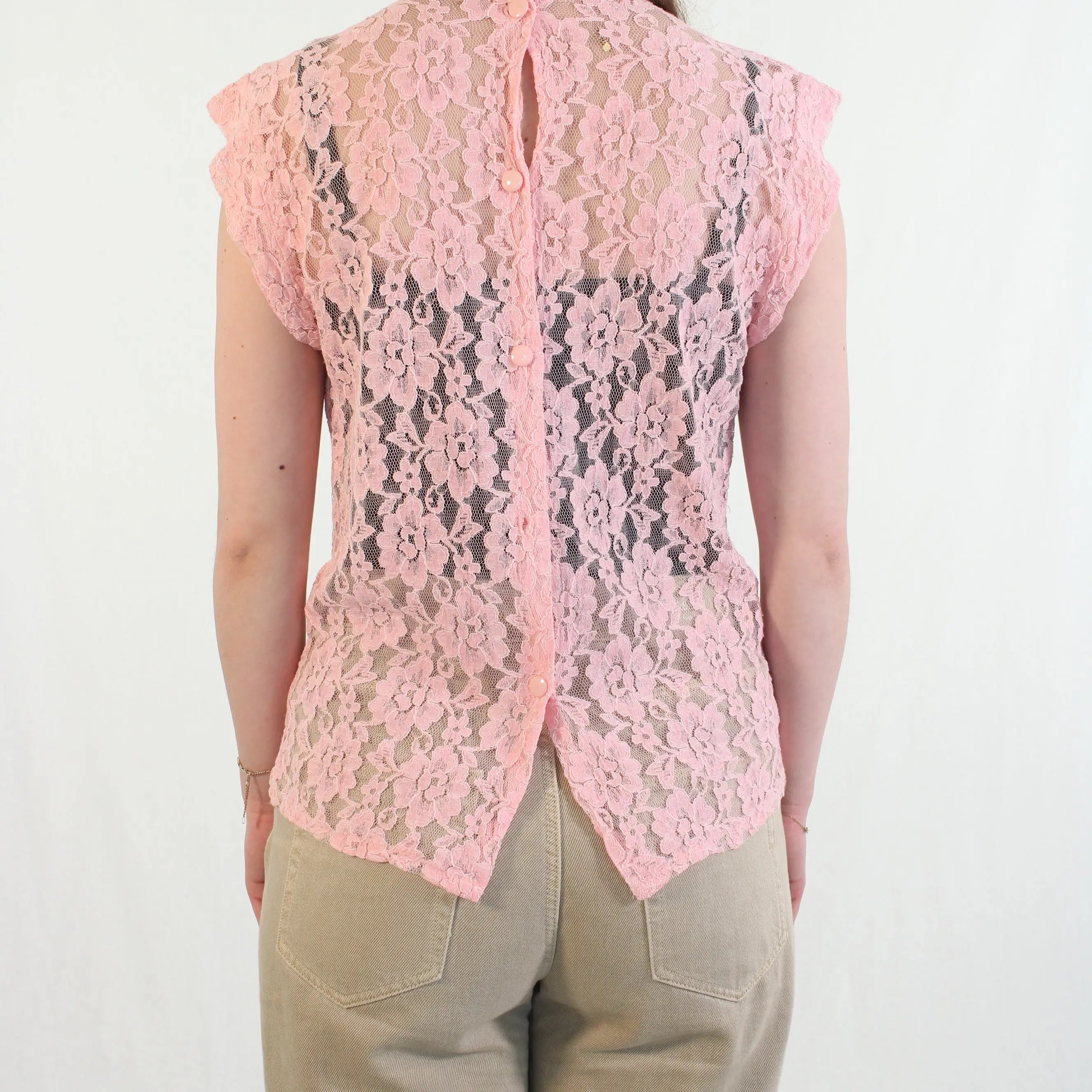Unknown - Lace Top with Lining- ThriftTale.com - Vintage and second handclothing